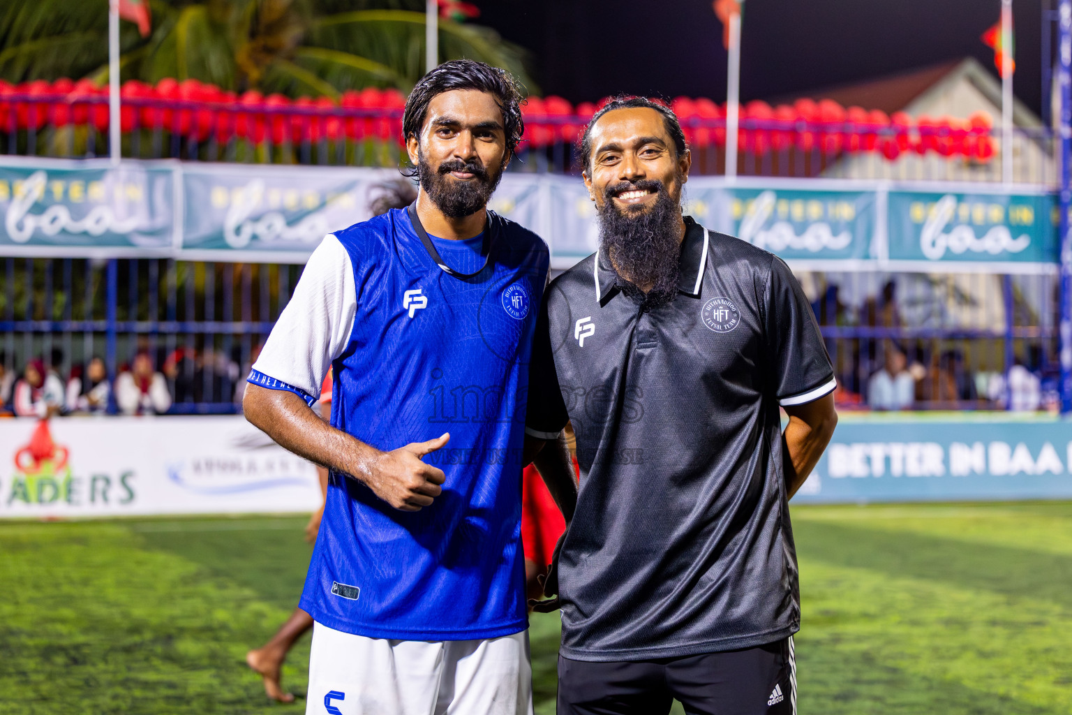 Goidhoo vs Hithaadhoo in Semi Finals of Better in Baa Futsal Fiesta 2025 Men's division held in B. Eydhafushi, Maldives on Saturday, 15th November 2025. Photos: Nausham Waheed / images.mv