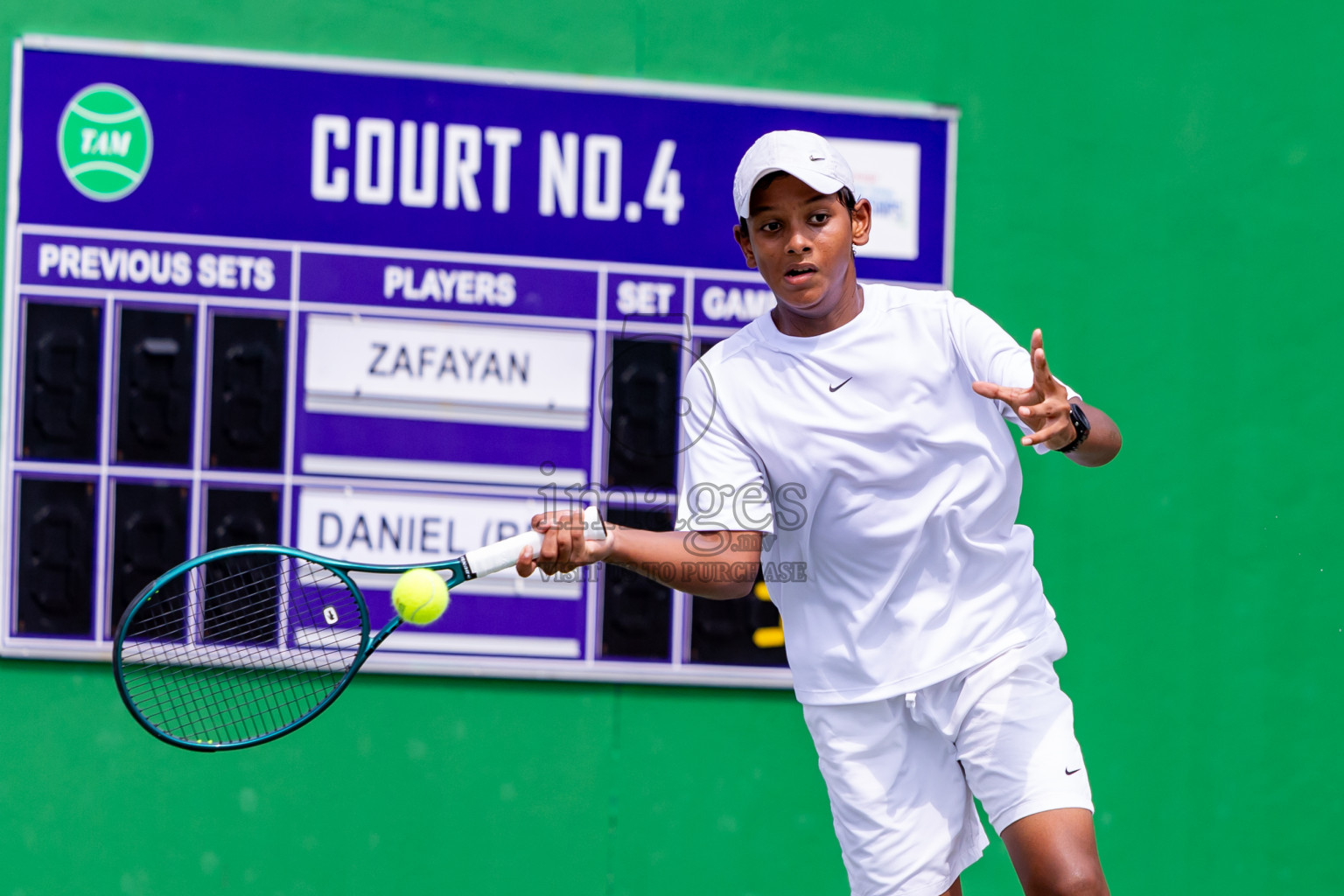 Day 4 of ATF Maldives Junior Open Tennis was held in Male' Tennis Court, Male', Maldives on Thursday, 12th December 2024. Photos: Nausham Waheed/ images.mv