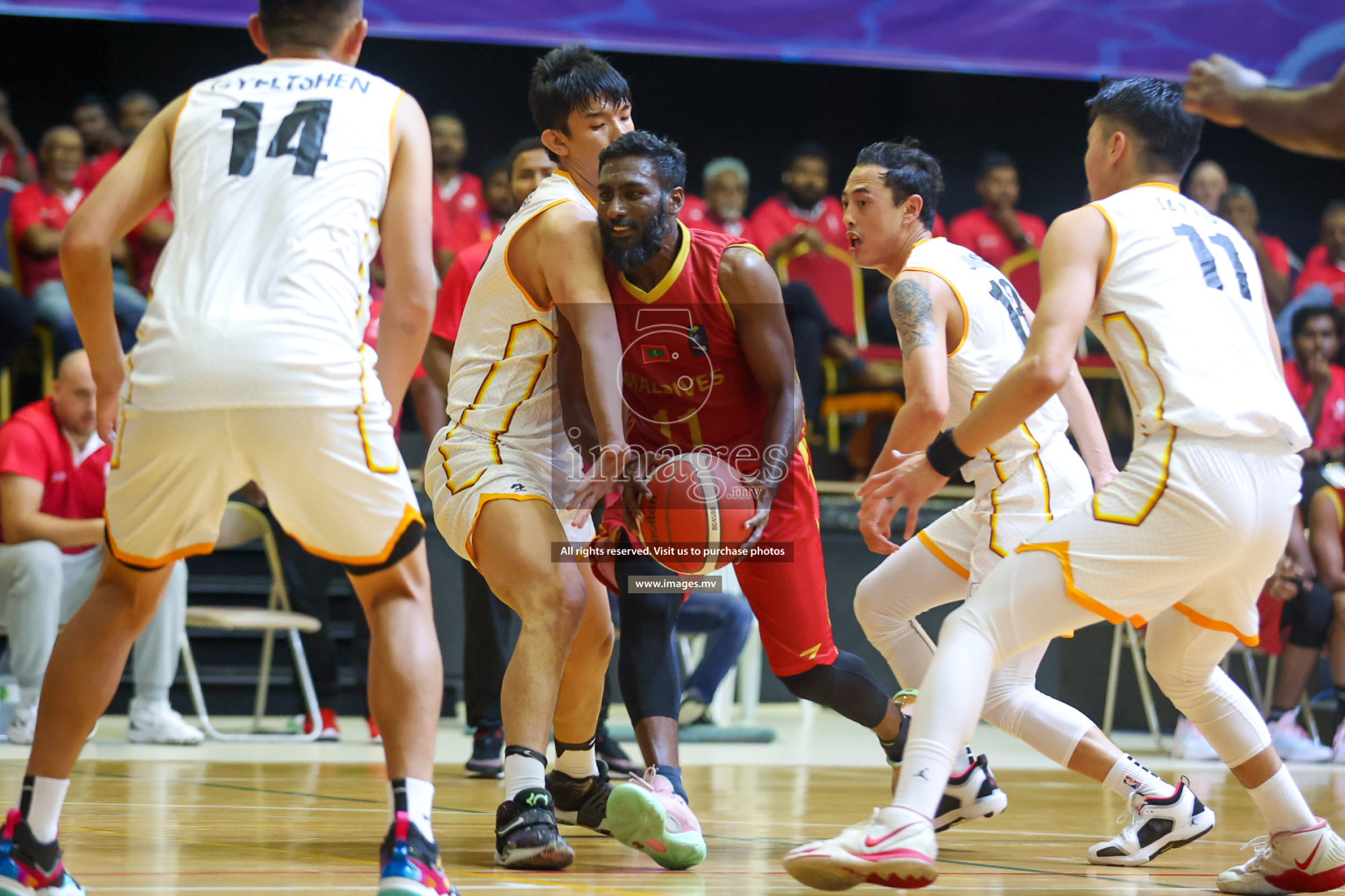 Maldives vs Bhutan in Five Nation Championship 2023 was held in Social Center, Male', Maldives on Thursday, 15th June 2023. Photos: Ismail Thoriq / images.mv