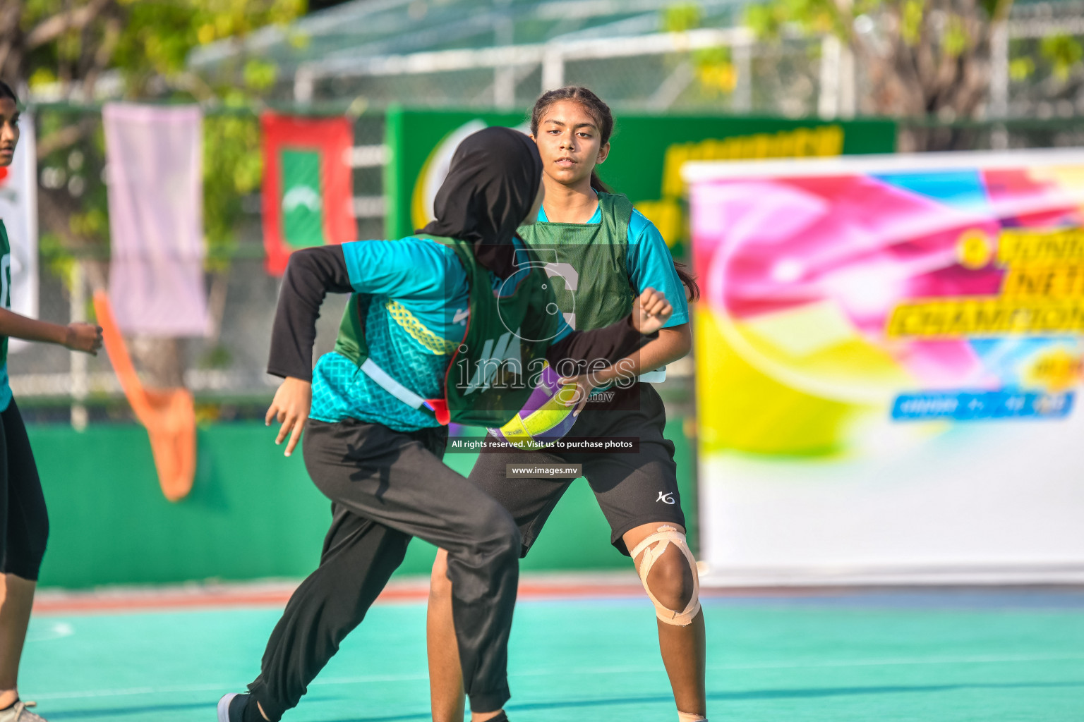 Day 11 of Junior Netball Championship 2022 held in Male', Maldives. Photos by Nausham Waheed