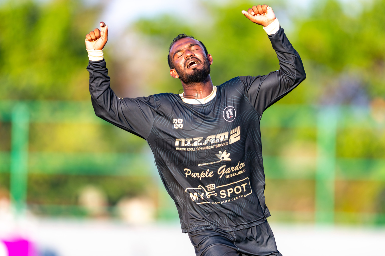 Furious FC vs JT Sports from Manadhoo Council Cup 2024 in N Manadhoo Maldives on Saturday, 24th February 2023. Photos: Nausham Waheed / images.mv