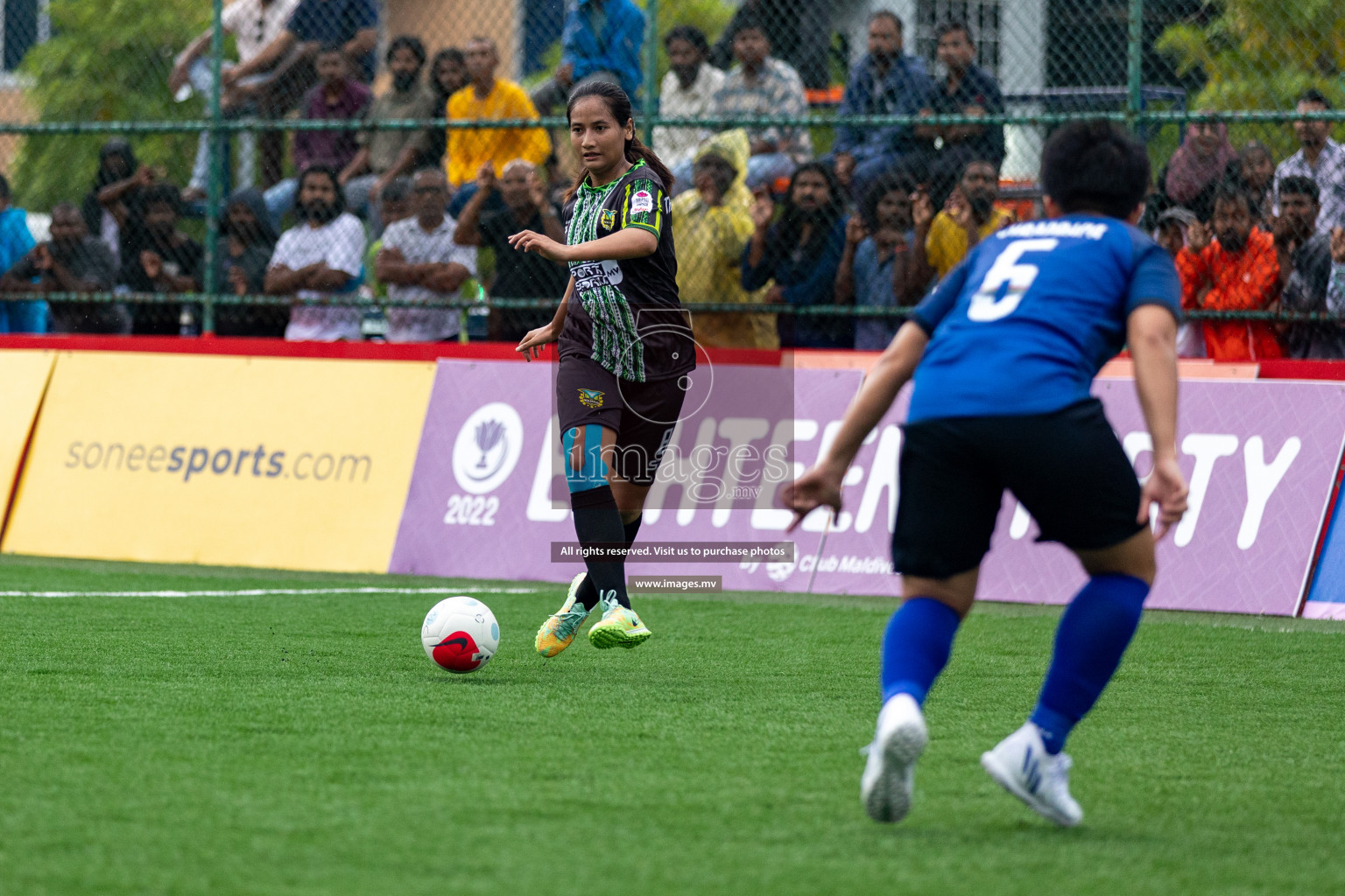 WAMCO vs Team Fenaka in Eighteen Thirty Women's Futsal Fiesta 2022 was held in Hulhumale', Maldives on Friday, 14th October 2022. Photos: Hassan Simah / images.mv