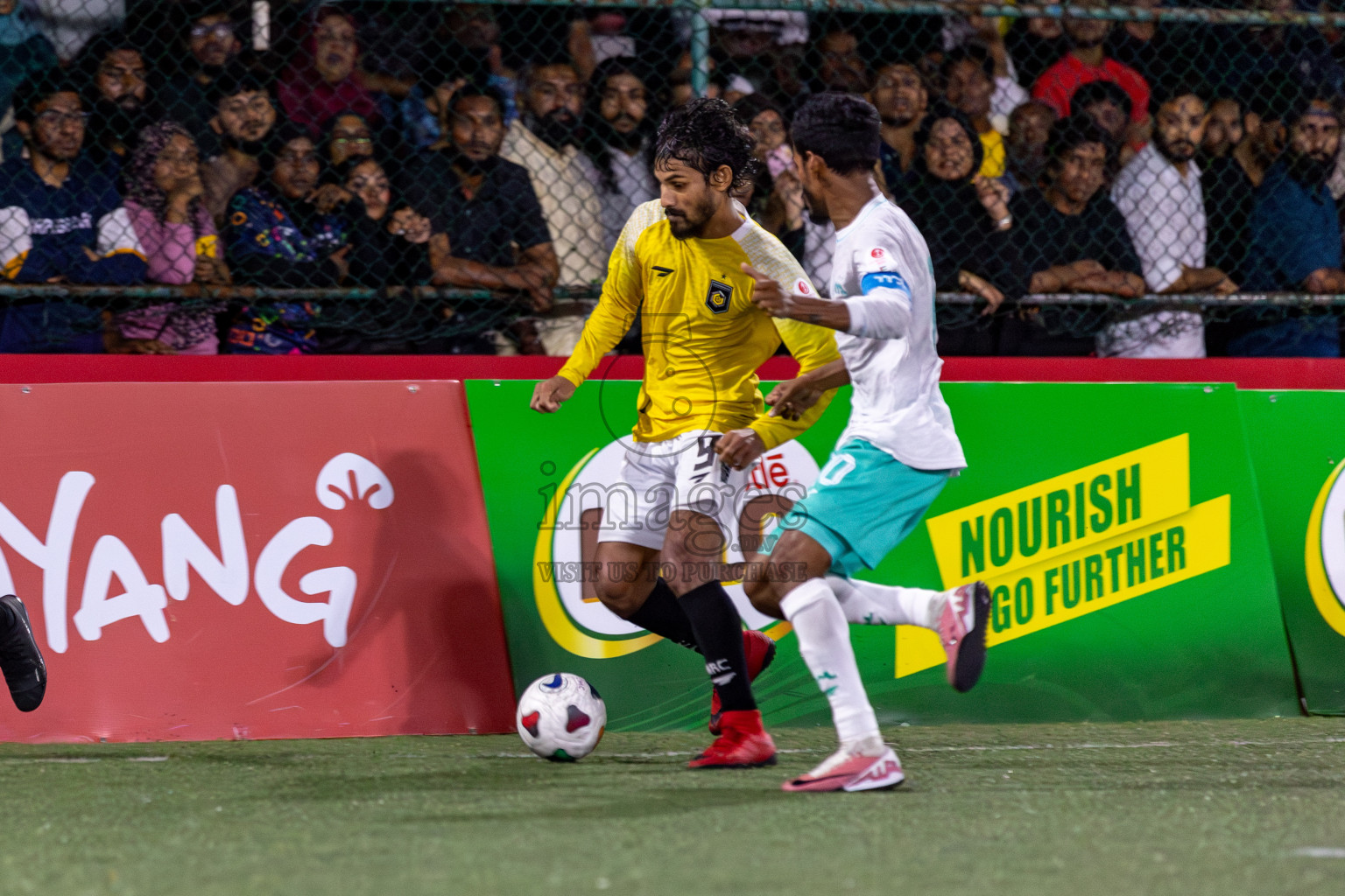 RRC vs MPL in the Semi Finals of Club Maldives Cup 2024 held in Rehendi Futsal Ground, Hulhumale', Maldives on Monday, 14th October 2024. Photos: Hassan Simah / images.mv