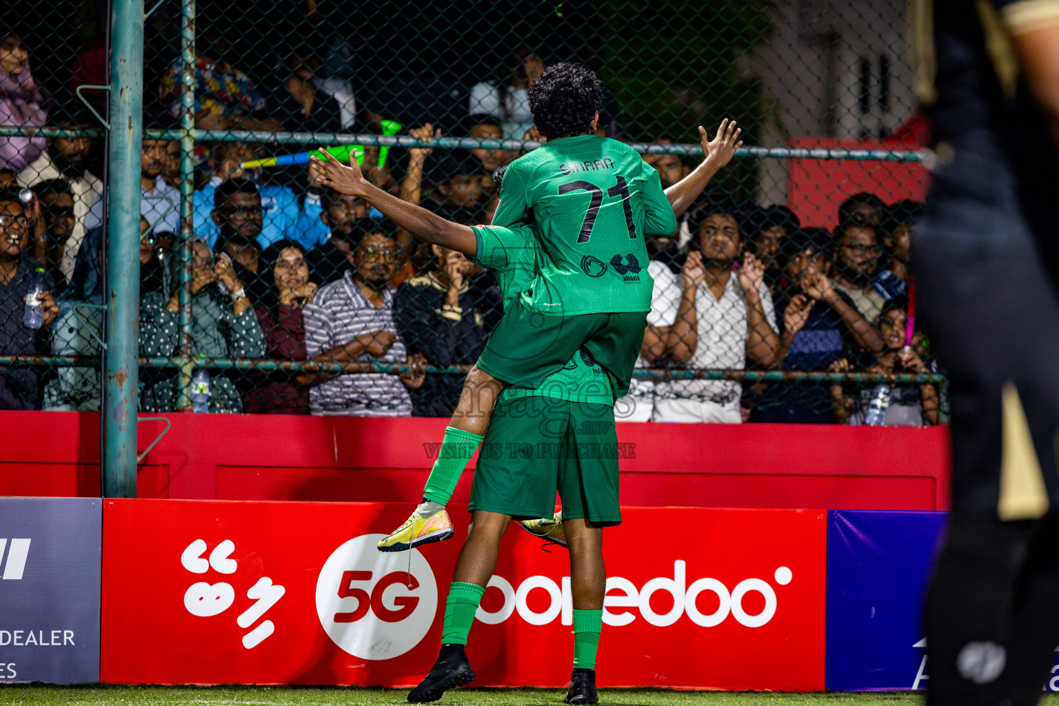 HA Dhidhdhoo vs HA Vashafaru in Haa Alif Atoll Finals Day 28 of Golden Futsal Challenge 2025 was held on Saturday , 1st February 2025, in Hulhumale', Maldives. Photos: Nausham Waheed / images.mv