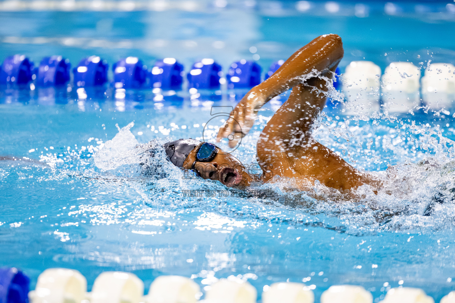 Day 5 of BML 21st Interschool Swimming Competition 2025 was held in Hulhumale' Swimming Pool, Hulhumale', Maldives on Wednesday, 15th October 2025. 
Photos: Hassan Simah / images.mv