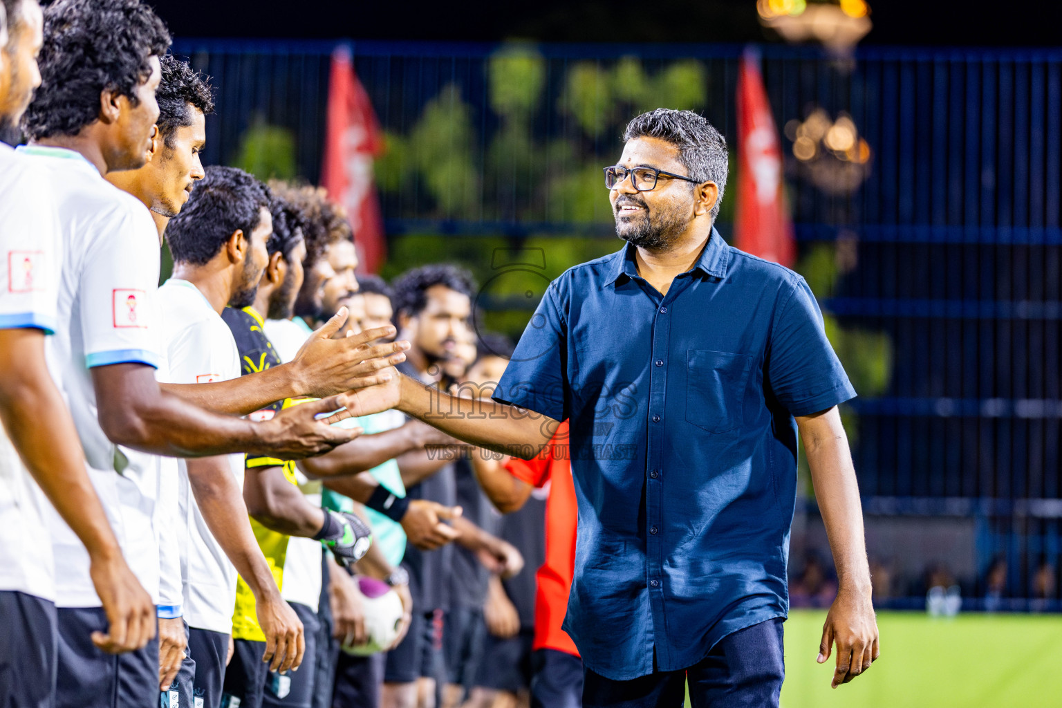 Nala Brothers vs BK Sports Club in Day 3 of Eydhafushi Futsal Cup 2024 was held on Wednesday, 10th April 2024, in B Eydhafushi, Maldives Photos: Nausham Waheed / images.mv