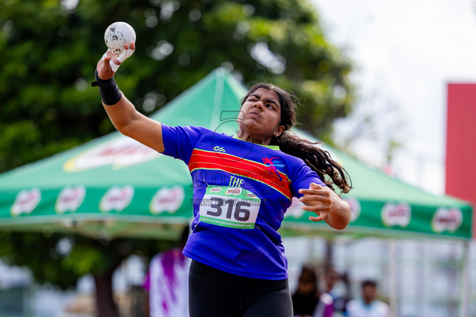 Day 3 of 12th Milo Association Championships was held in Ekuveni Track at Male', Maldives on Saturday, 26th April 2025. Photos: Nausham Waheed / images.mv