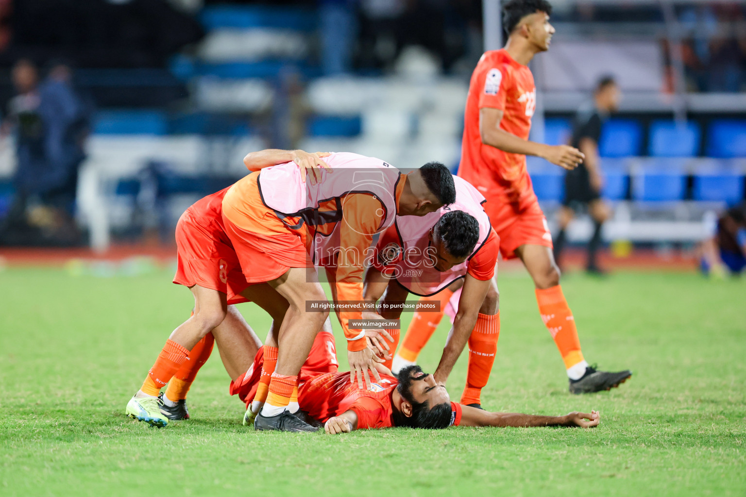 Kuwait vs India in the Final of SAFF Championship 2023 held in Sree Kanteerava Stadium, Bengaluru, India, on Tuesday, 4th July 2023. Photos: Nausham Waheed / images.mv