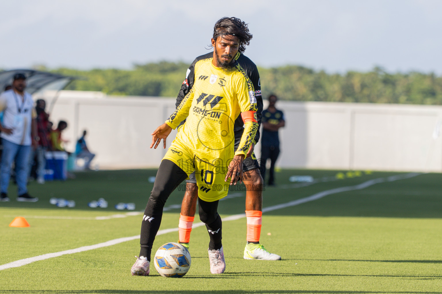Velaa Sports Club vs Team Middle East in Day 3 of Eydhafushi Cup 2025 held in Eydhafushi Football Stadium at B. Eydhafushi, Maldives on Sunday, 7th September 2025. Photos: Arif Rasheed / images.mv