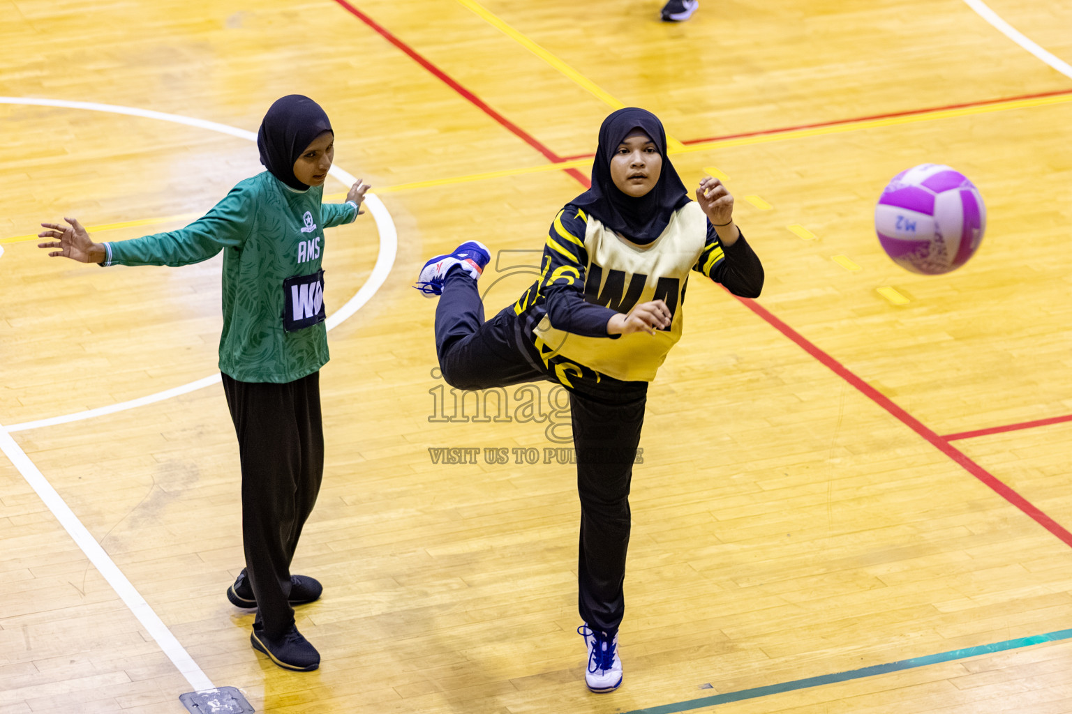 Day 8 of 26th Inter-School Netball Tournament 2025 was held in Social Center Indoor Hall on Sunday, 26th October 2025. Photos: Hassan Simah / images.mv