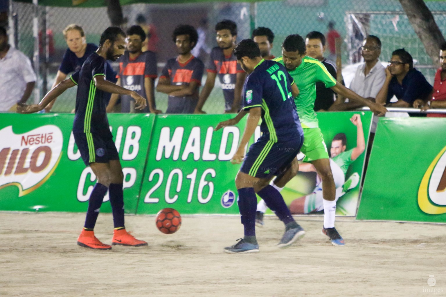 Day 3 of Milo Club Maldives Cup Futsal Tournament in Male', Maldives, Monday, March. 27, 2016. (Images.mv Photo/Abdulla Abeedh).