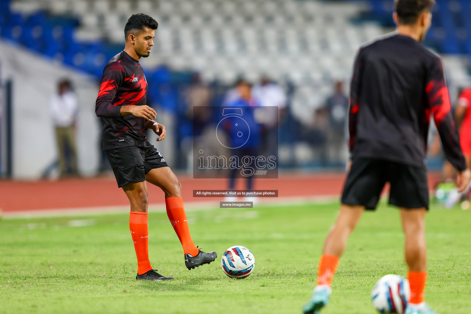 Nepal vs India in SAFF Championship 2023 held in Sree Kanteerava Stadium, Bengaluru, India, on Saturday, 24th June 2023. Photos: Nausham Waheed, Hassan Simah / images.mv