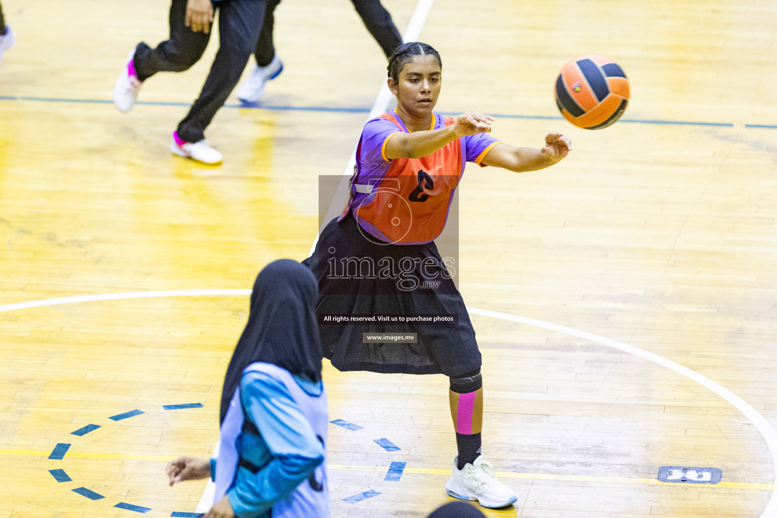 Day6 of 24th Interschool Netball Tournament 2023 was held in Social Center, Male', Maldives on 1st November 2023. Photos: Nausham Waheed / images.mv