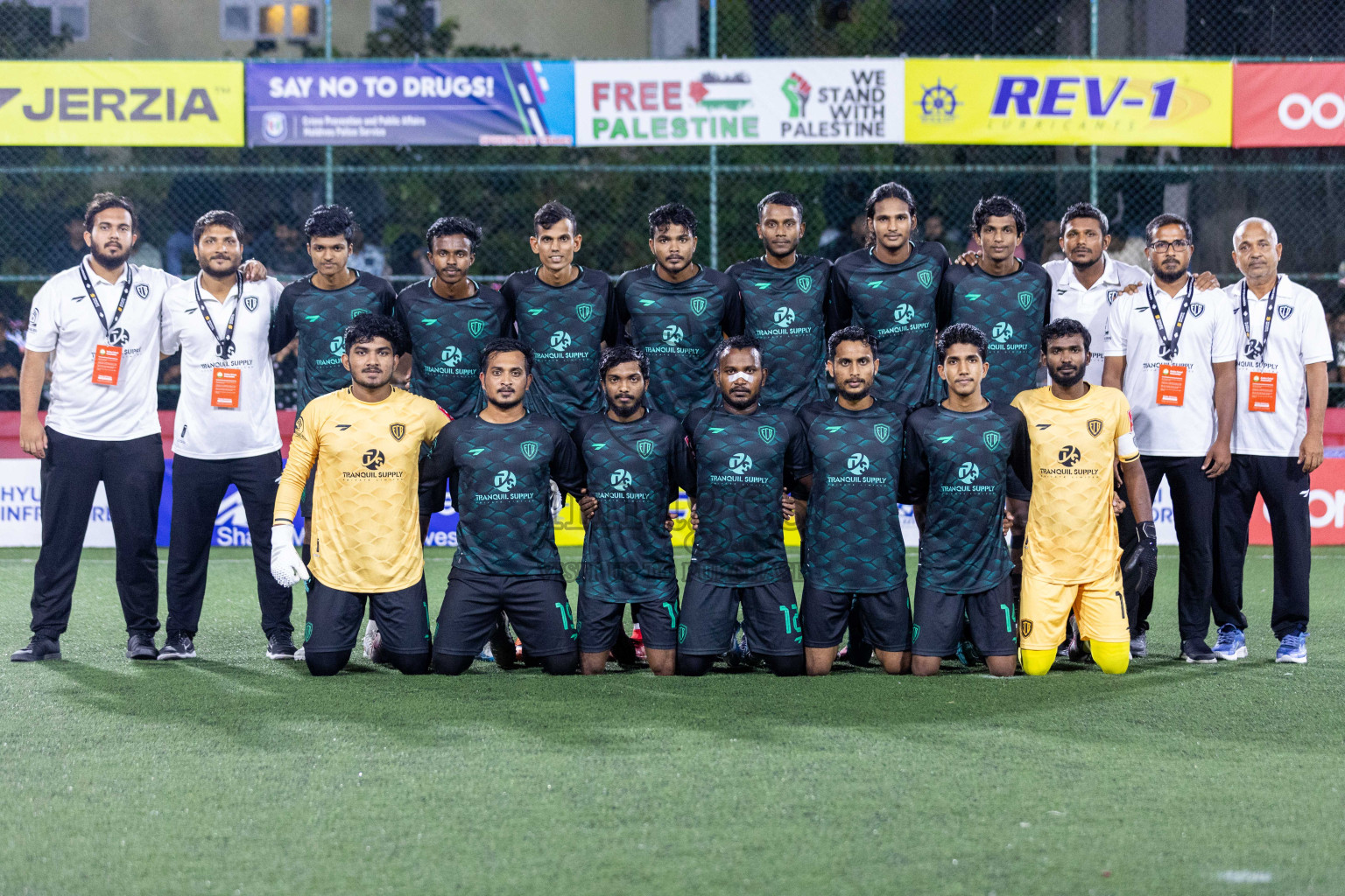 Dh Bandidhoo vs Dh Maaenboodhoo in Day 8 of Golden Futsal Challenge 2024 was held on Monday, 22nd January 2024, in Hulhumale', Maldives Photos: Nausham Waheed / images.mv