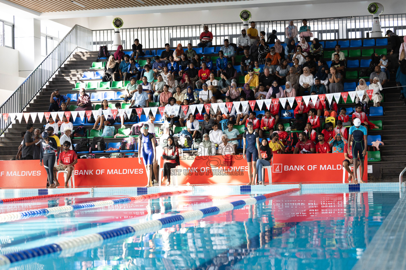 Day 4 of 20th Inter-school Swimming Competition 2024 held in Hulhumale', Maldives on Tuesday, 15th October 2024. Photos: Ismail Thoriq / images.mv