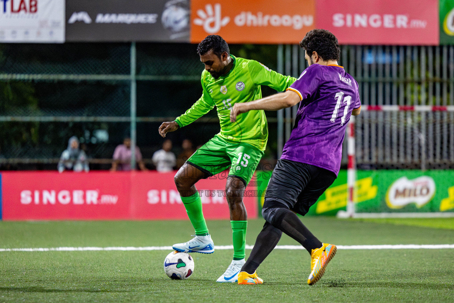 TEAM DJA vs HEALTH RC in Club Maldives Classic 2024 held in Rehendi Futsal Ground, Hulhumale', Maldives on Wednesday, 4th September 2024. Photos: Nausham Waheed / images.mv