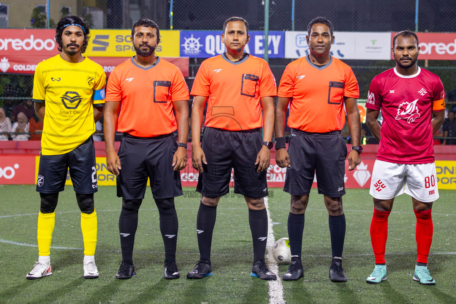 K Gaafaru vs K Kaashidhoo on Day 34 of Golden Futsal Challenge 2024 was held on Monday, 19th February 2024, in Hulhumale', Maldives
Photos: Ismail Thoriq / images.mv