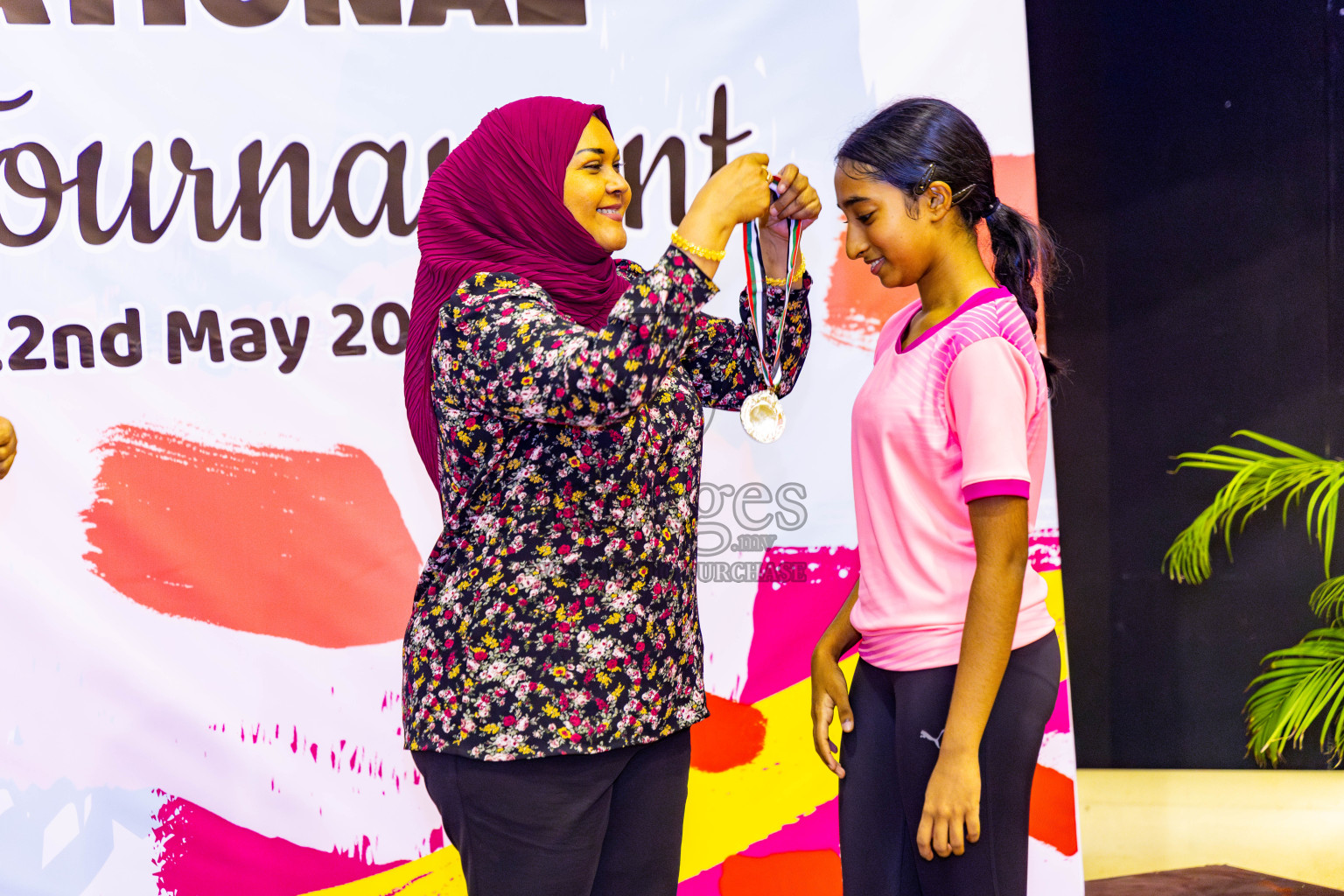 Sports Club Skylark vs Youth United Sports Club in Final of 21st National Netball Tournament was held in Social Canter at Male', Maldives on Monday, 13th May 2024. Photos: Nausham Waheed / images.mv