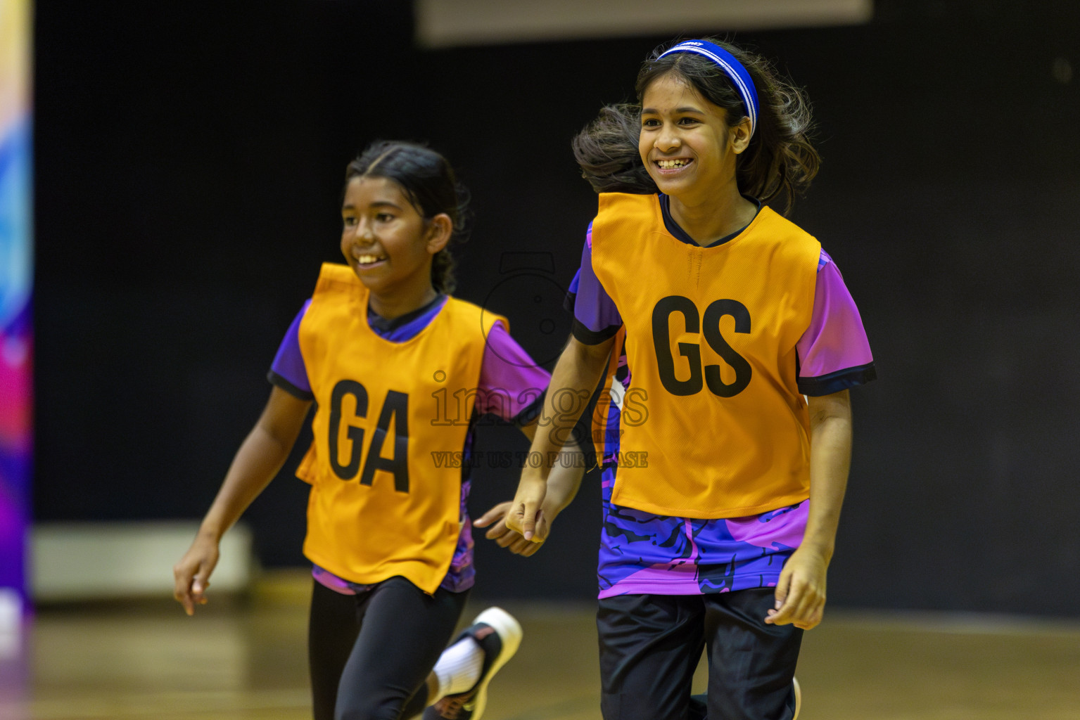 Fionti SA vs N sports in Day 3 of 3rd Netball Junior Championship, held at Social Center on Wednesday 22nd January 2025 . Photos: Shuu Abdul Sattar / images.mv
