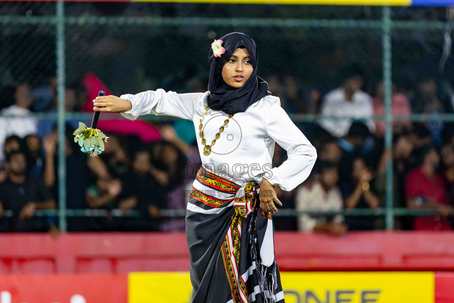 L. Gan VS B. Eydhafushi in the Finals of Golden Futsal Challenge 2024 which was held on Thursday, 7th March 2024, in Hulhumale', Maldives. 
Photos: Hassan Simah / images.mv