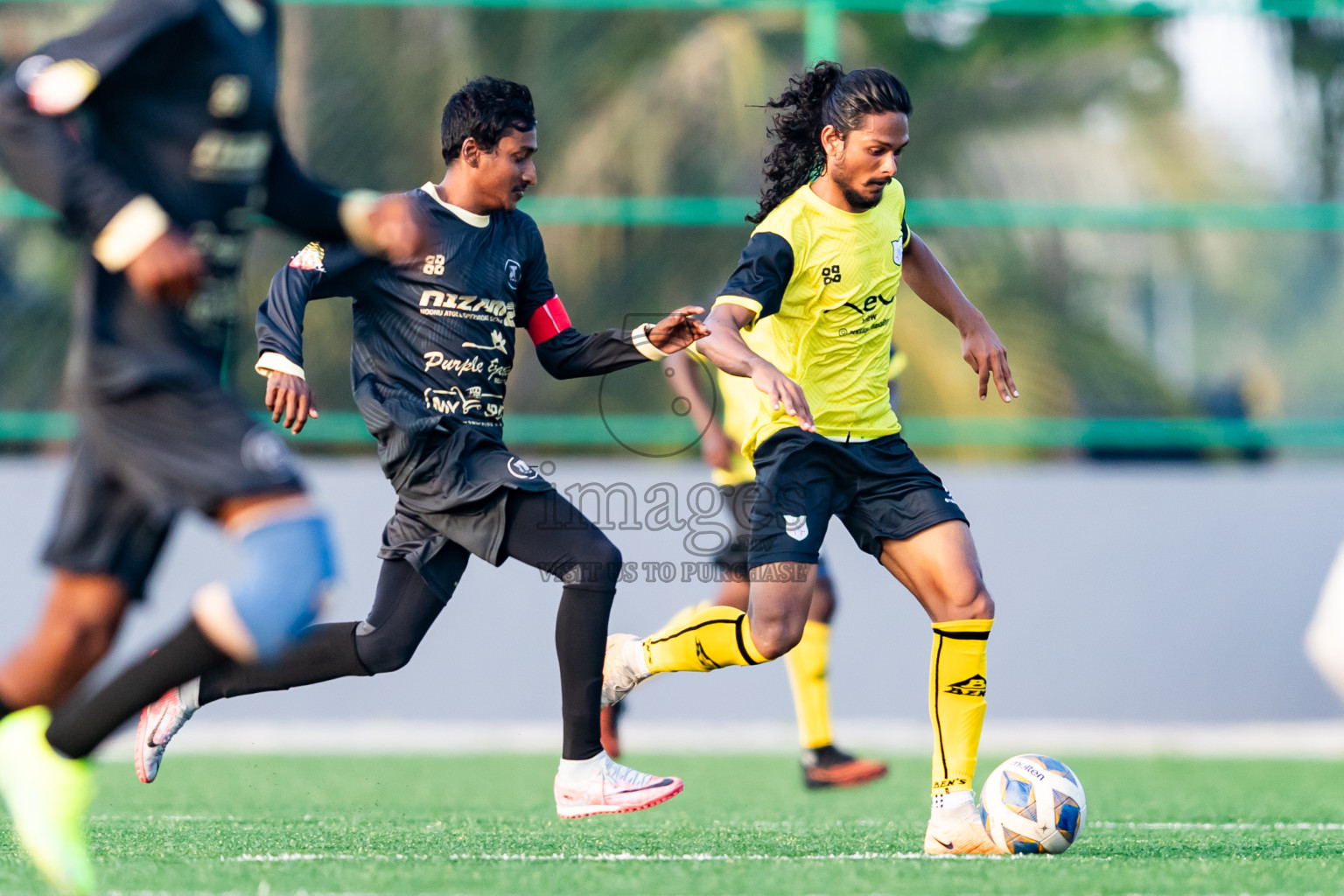 Kanmathi Juniors vs JT Sports from Manadhoo Council Cup 2024 in N Manadhoo Maldives on Wednesday, 21st February 2023. Photos: Nausham Waheed / images.mv