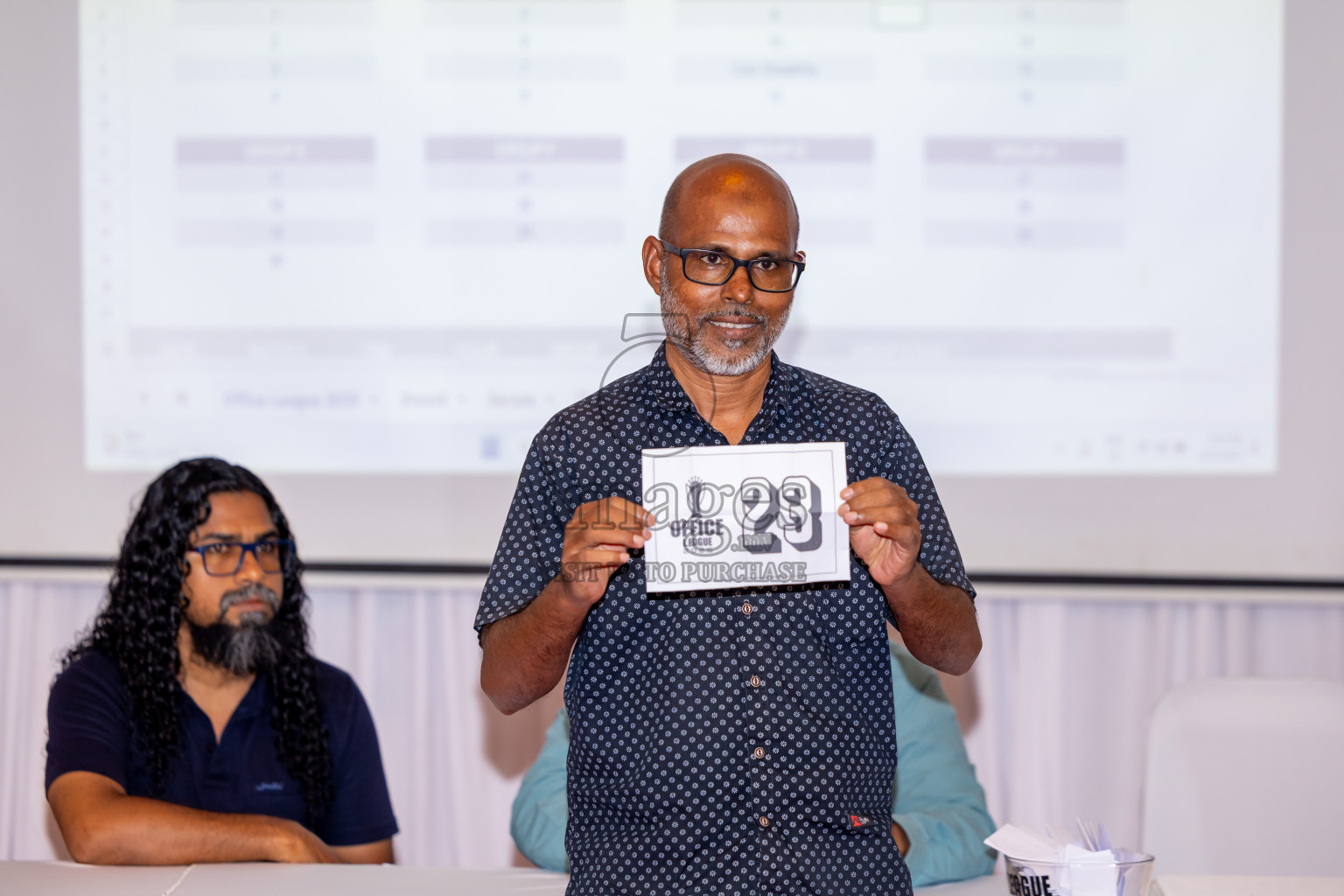 Draw Ceremony of Office League 2025 held in Male', Maldives on Saturday, 12th April 2025. Photos: Nausham Waheed / images.mv
