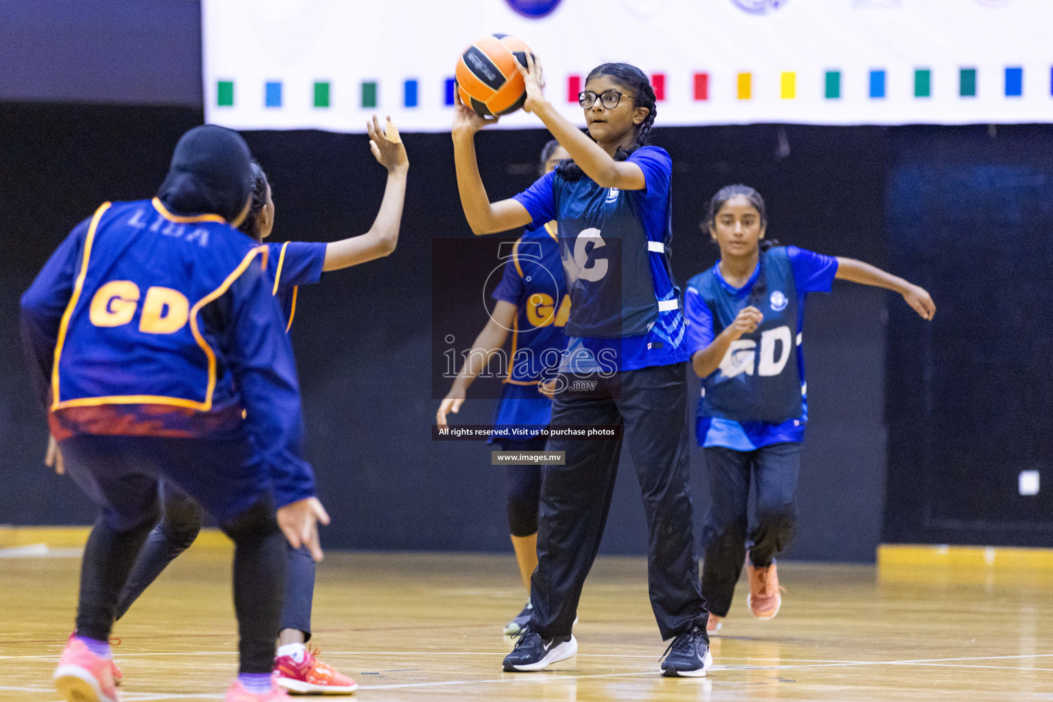 Day2 of 24th Interschool Netball Tournament 2023 was held in Social Center, Male', Maldives on 28th October 2023. Photos: Nausham Waheed / images.mv