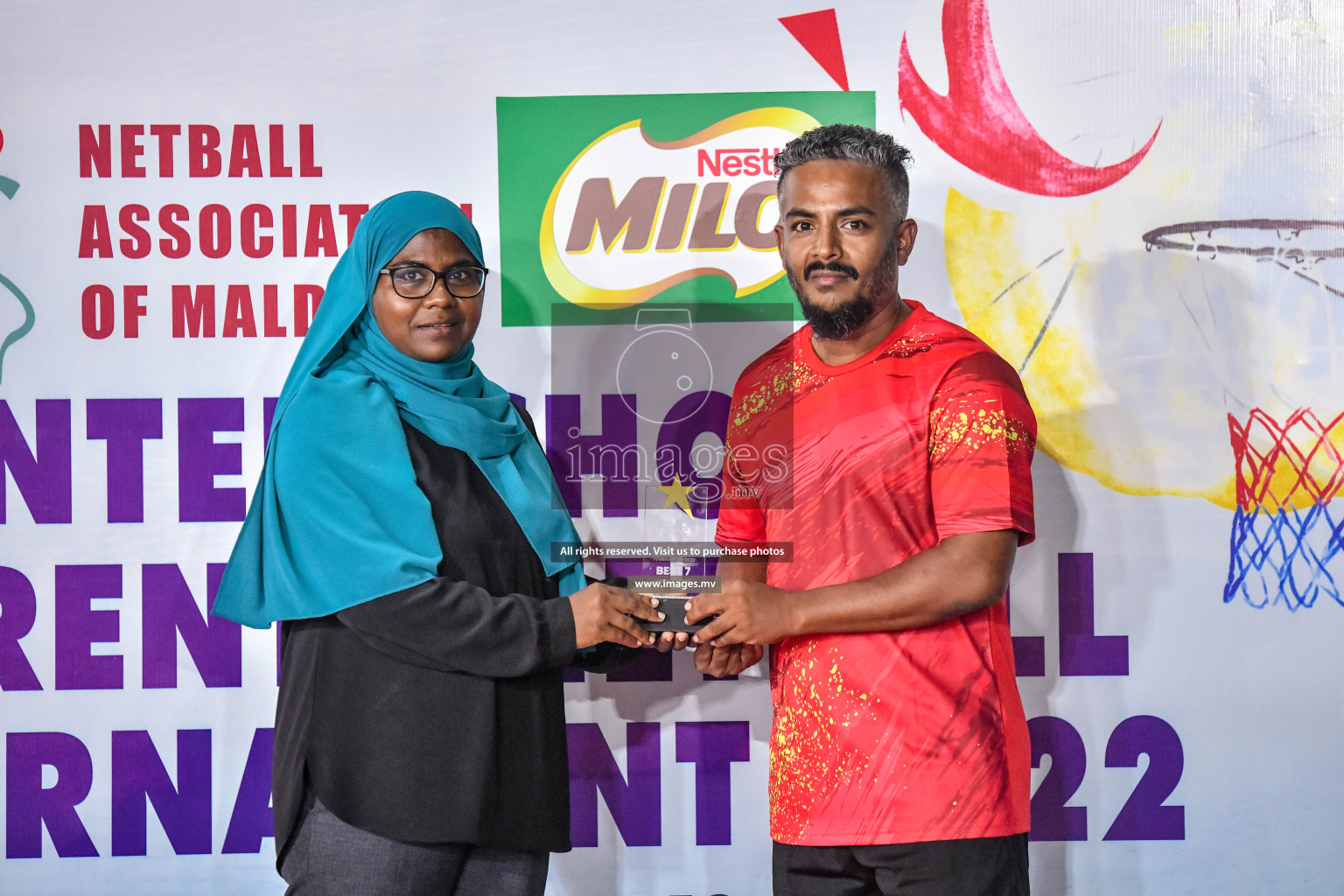 Final of Inter-School Parents Netball Tournament was held in Male', Maldives on 4th December 2022. Photos: Nausham Waheed / images.mv