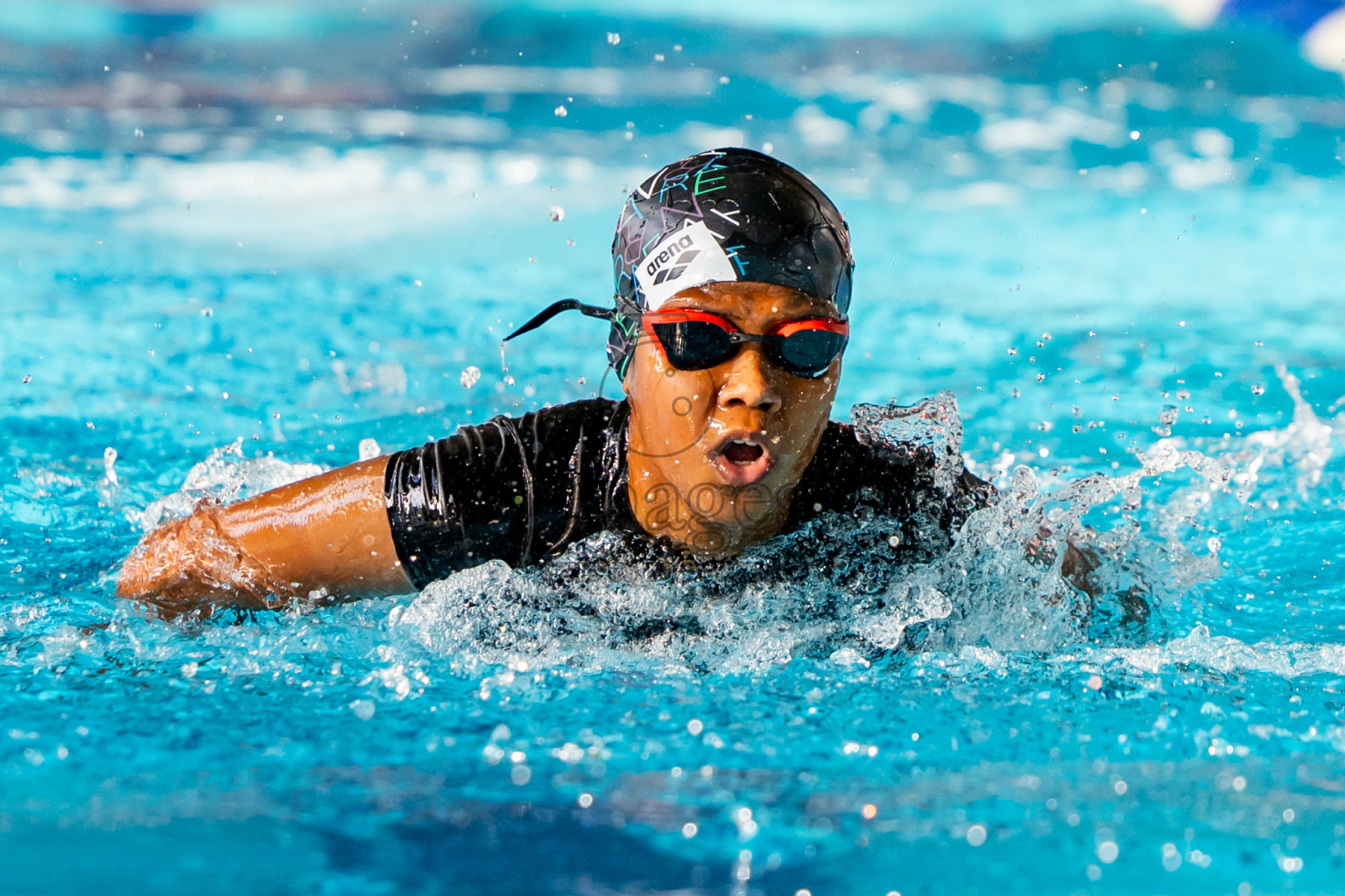 Day 5 of 20th Inter-school Swimming Competition 2024 held in Hulhumale', Maldives on Wednesday, 16th October 2024. Photos: Nausham Waheed / images.mv