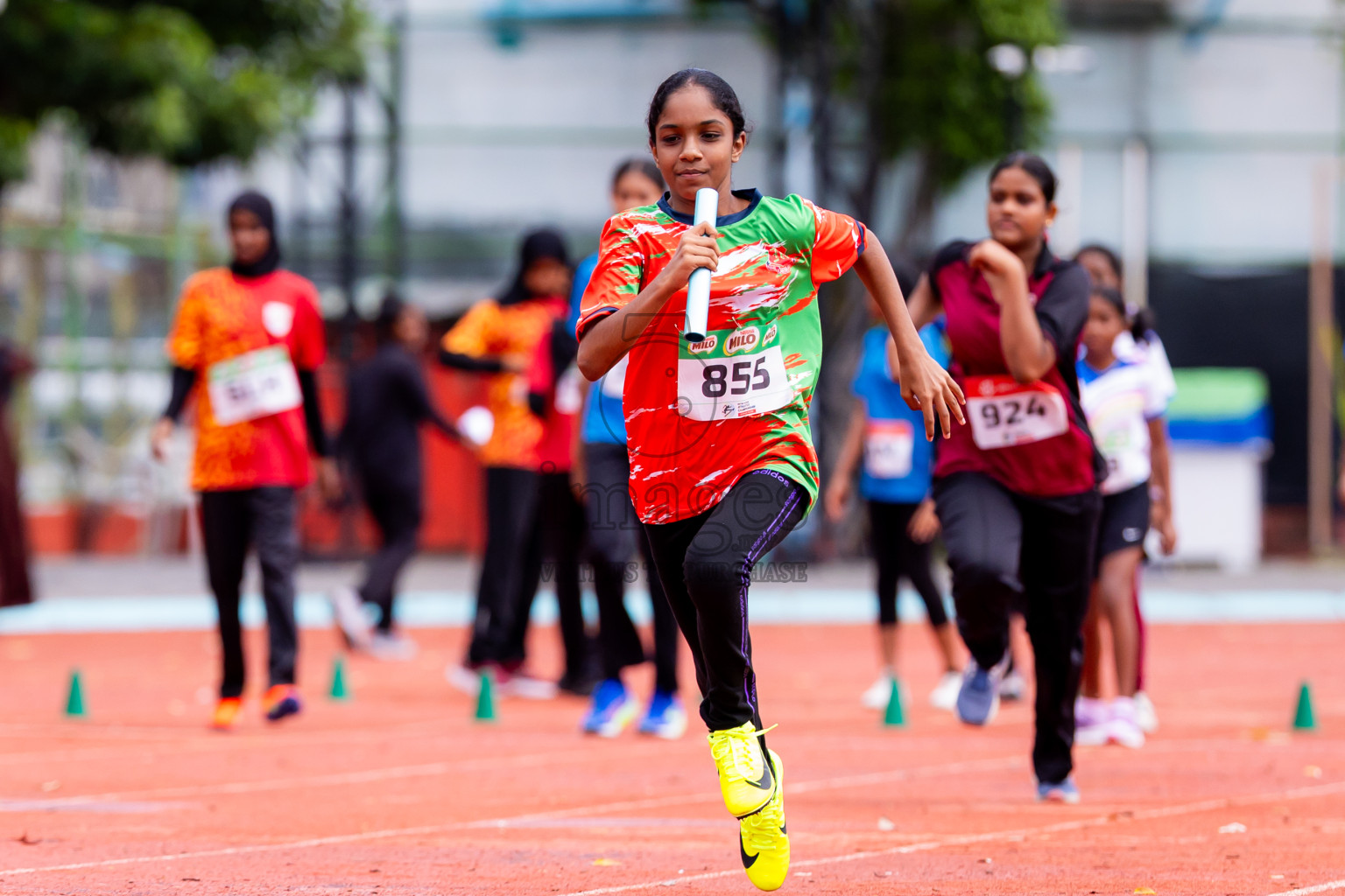 Day 6 of Inter-school Athletics Championship 2025 held in Ekuveni Synthetic Track, Male', Maldives on Sunday, 12th October 2025. Photos by: Nausham Waheed / Images.mv