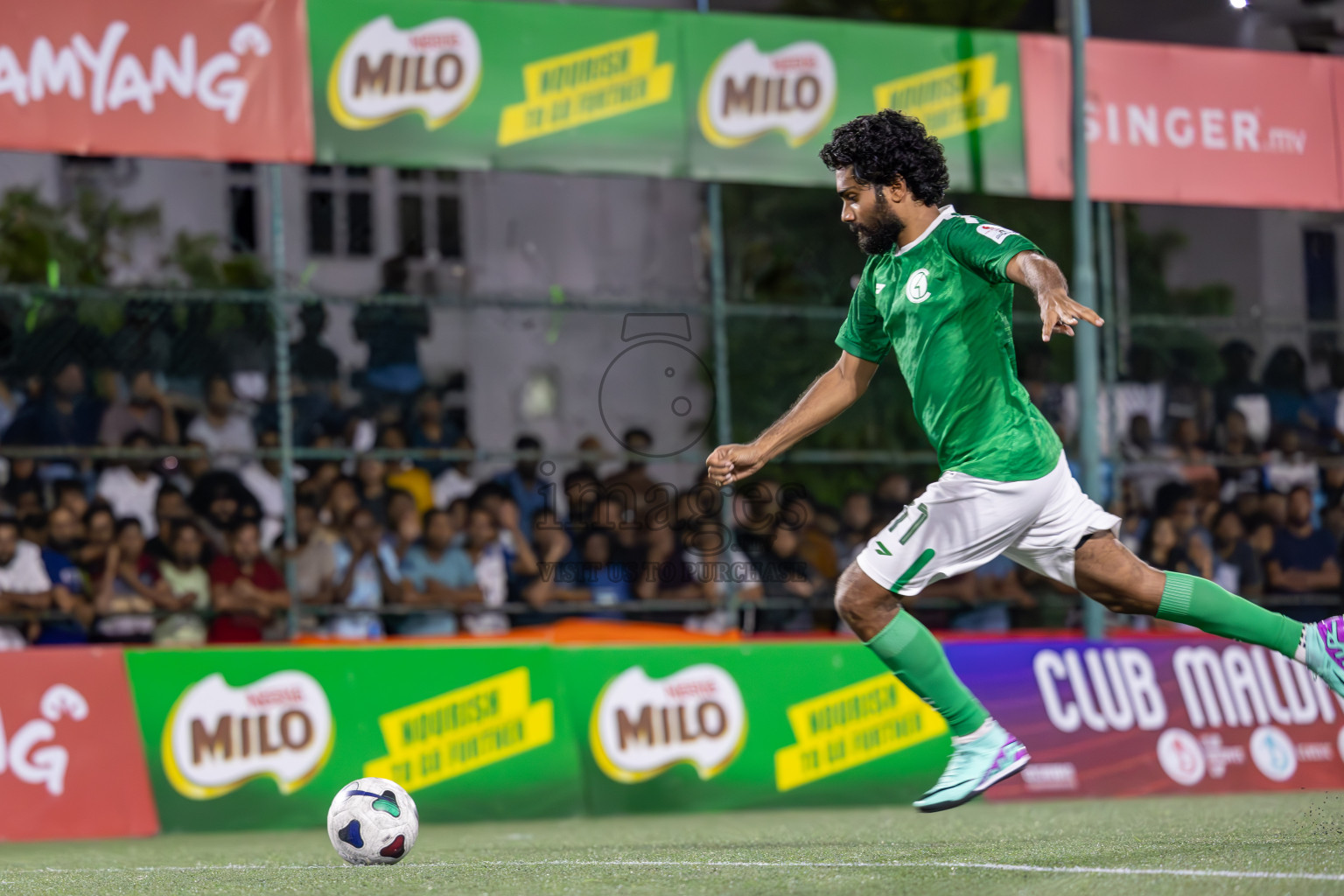 HDC vs MACL in Round of 16 of Club Maldives Cup 2024 held in Rehendi Futsal Ground, Hulhumale', Maldives on Monday, 7th October 2024. Photos: Ismail Thoriq / images.mv