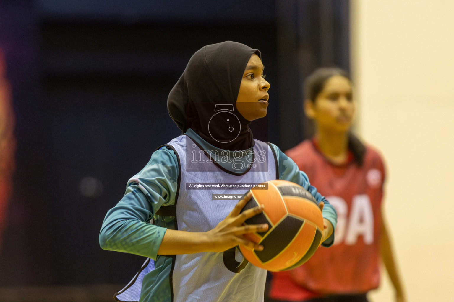 Day3 of 24th Interschool Netball Tournament 2023 was held in Social Center, Male', Maldives on 29th October 2023. Photos: Nausham Waheed, Mohamed Mahfooz Moosa / images.mv