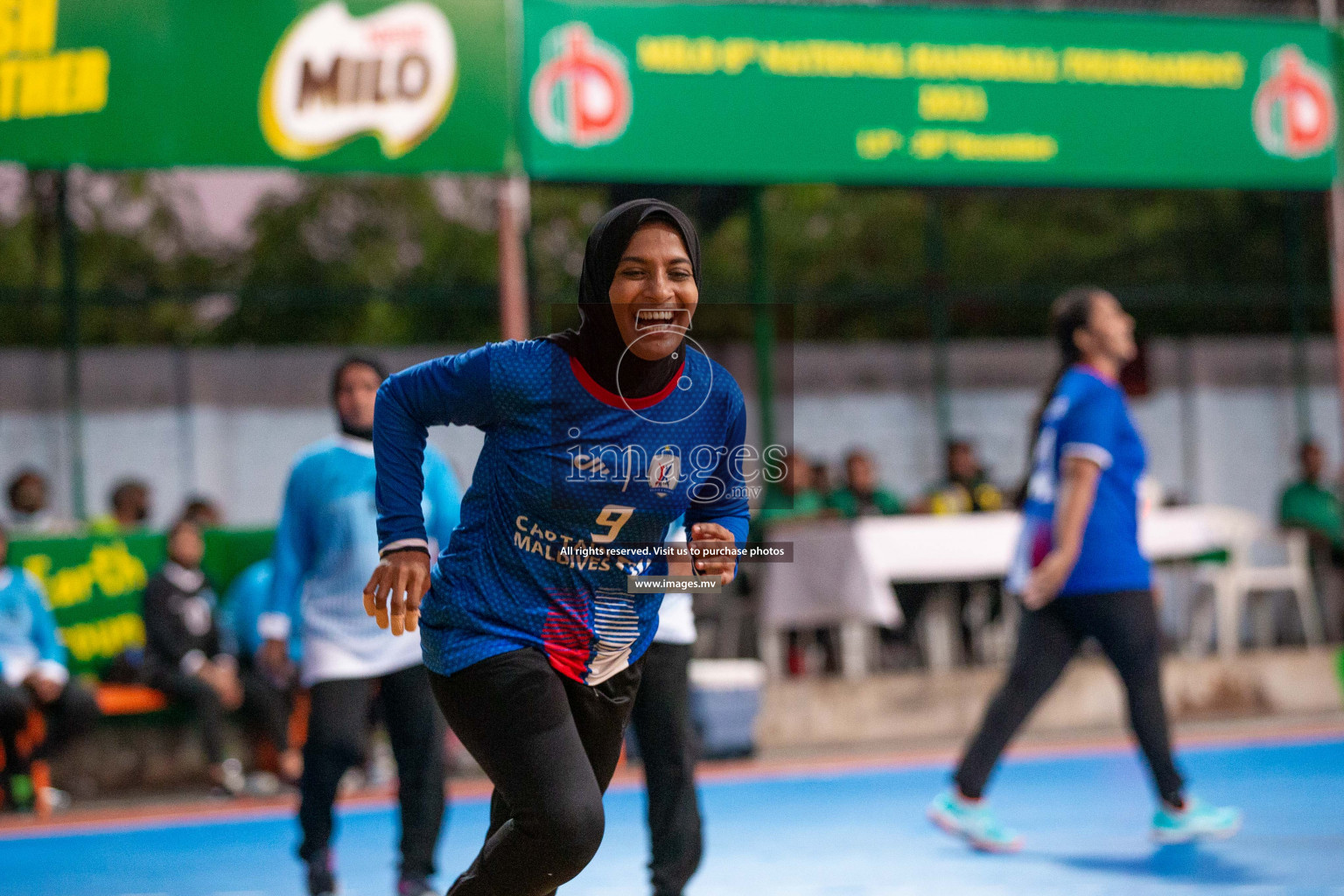 Milo 8th National Handball Tournament Day3, 17th December 2021, at Handball Ground, Male', Maldives. Photos by Shuu Abdul Sattar