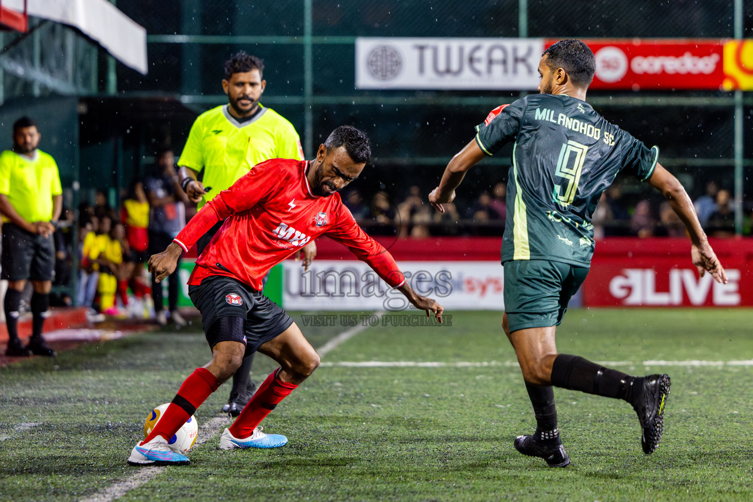 Sh Milandhoo VS Sh Maroshi in Day 6 of Golden Futsal Challenge 2025 on Friday, 6th January 2025, in Hulhumale', Maldives Photos: Nausham Waheed / images.mv