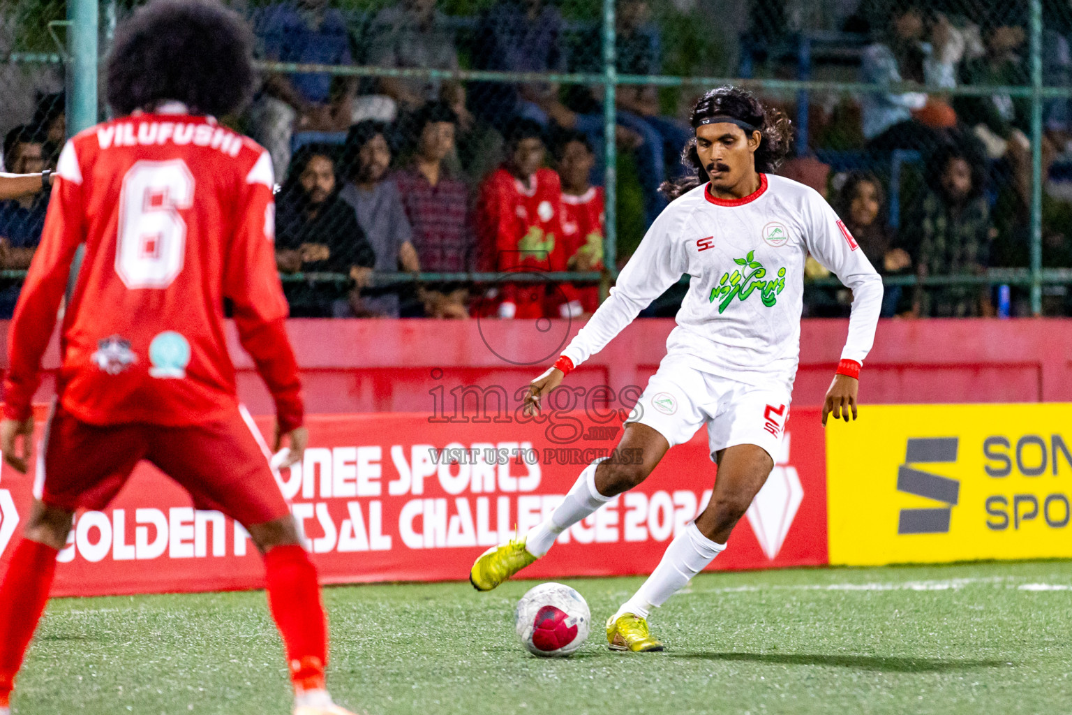 Th. Vilufushi  VS  Th. Gaadhiffushi in Day 20 of Golden Futsal Challenge 2024 was held on Saturday , 3rd February 2024 in Hulhumale', Maldives Photos: Nausham Waheed / images.mv