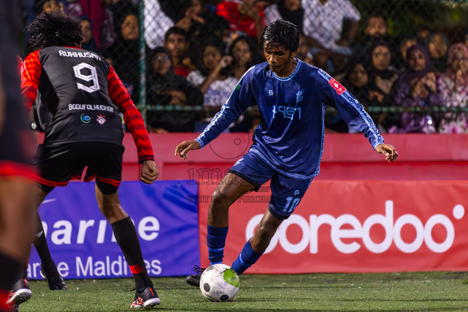 AA Bodufolhudhoo vs AA Mathiveri in Day 21 of Golden Futsal Challenge 2024 was held on Sunday , 4th February 2024 in Hulhumale', Maldives
Photos: Ismail Thoriq / images.mv