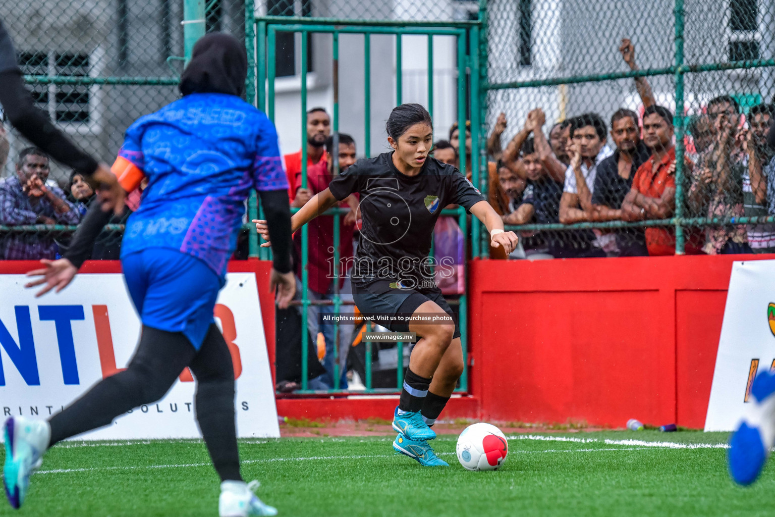 DSC vs Club MYS in Eighteen Thirty Women's Futsal Fiesta 2022 was held in Hulhumale', Maldives on Friday, 14th October 2022. Photos: Nausham Waheed / images.mv