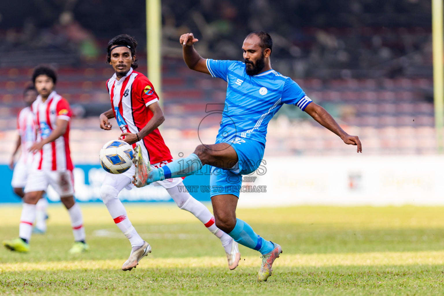 Tent SC vs Lagoons SC in the Quarter Final of Second Division 2023 in Male' Maldives on Thursday, 8th February 2023. Photos: Nausham Waheed / images.mv