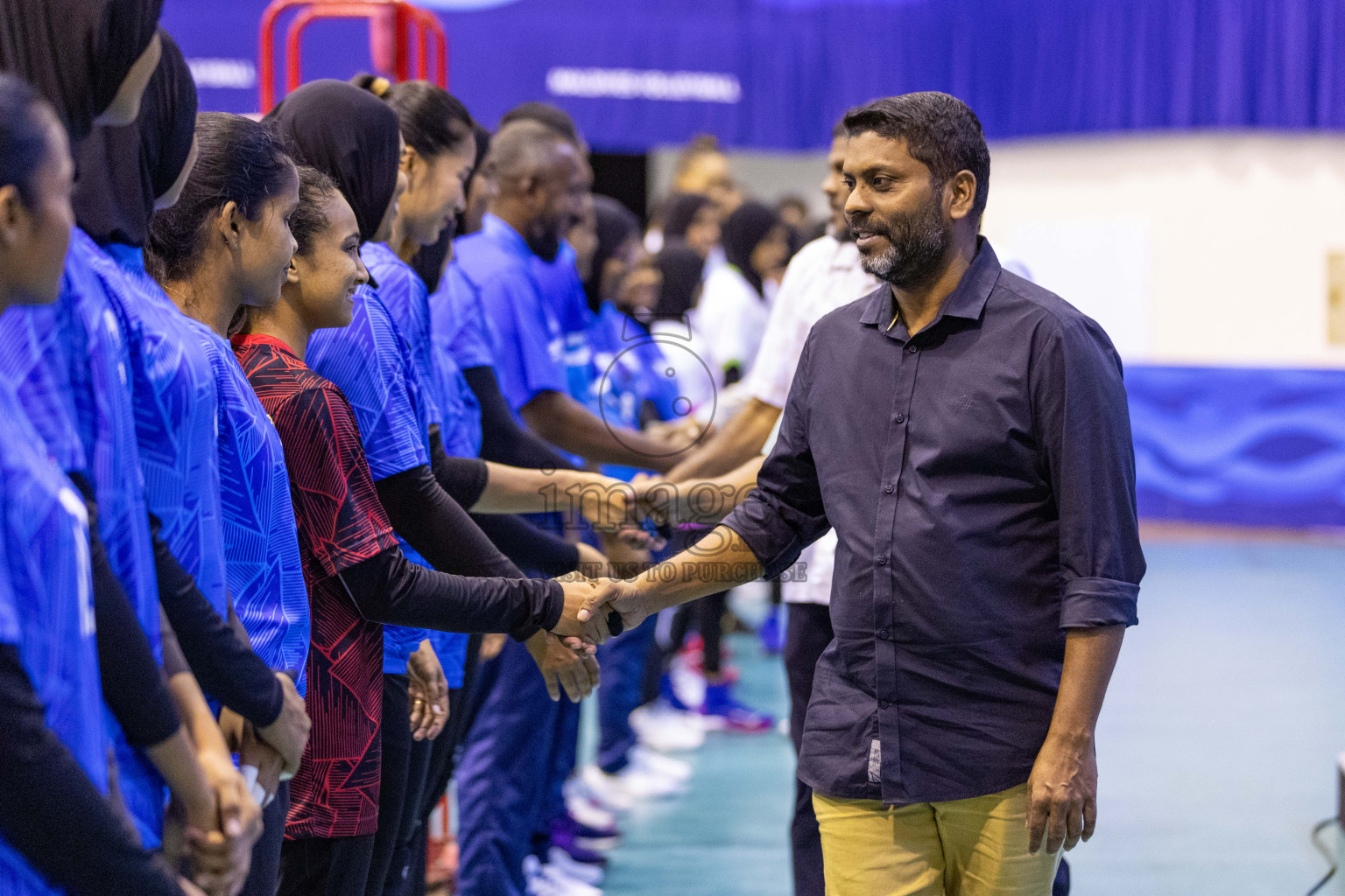 Final of Women's Division of Volleyball Association Cup 2023 held in Male', Maldives on Monday, 25th December 2023 at Social Center Indoor Hall Photos By: Nausham Waheed /images.mv