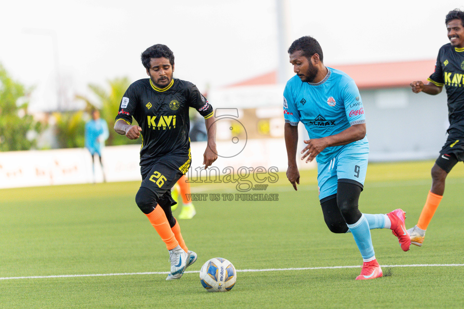 Irumathi FC VS Middle East in Day 5 of Eydhafushi Cup 2025 held in Eydhafushi Football Stadium at B. Eydhafushi, Maldives on Tuesday, 9th September 2025. Photos: Arif Rasheed / images.mv