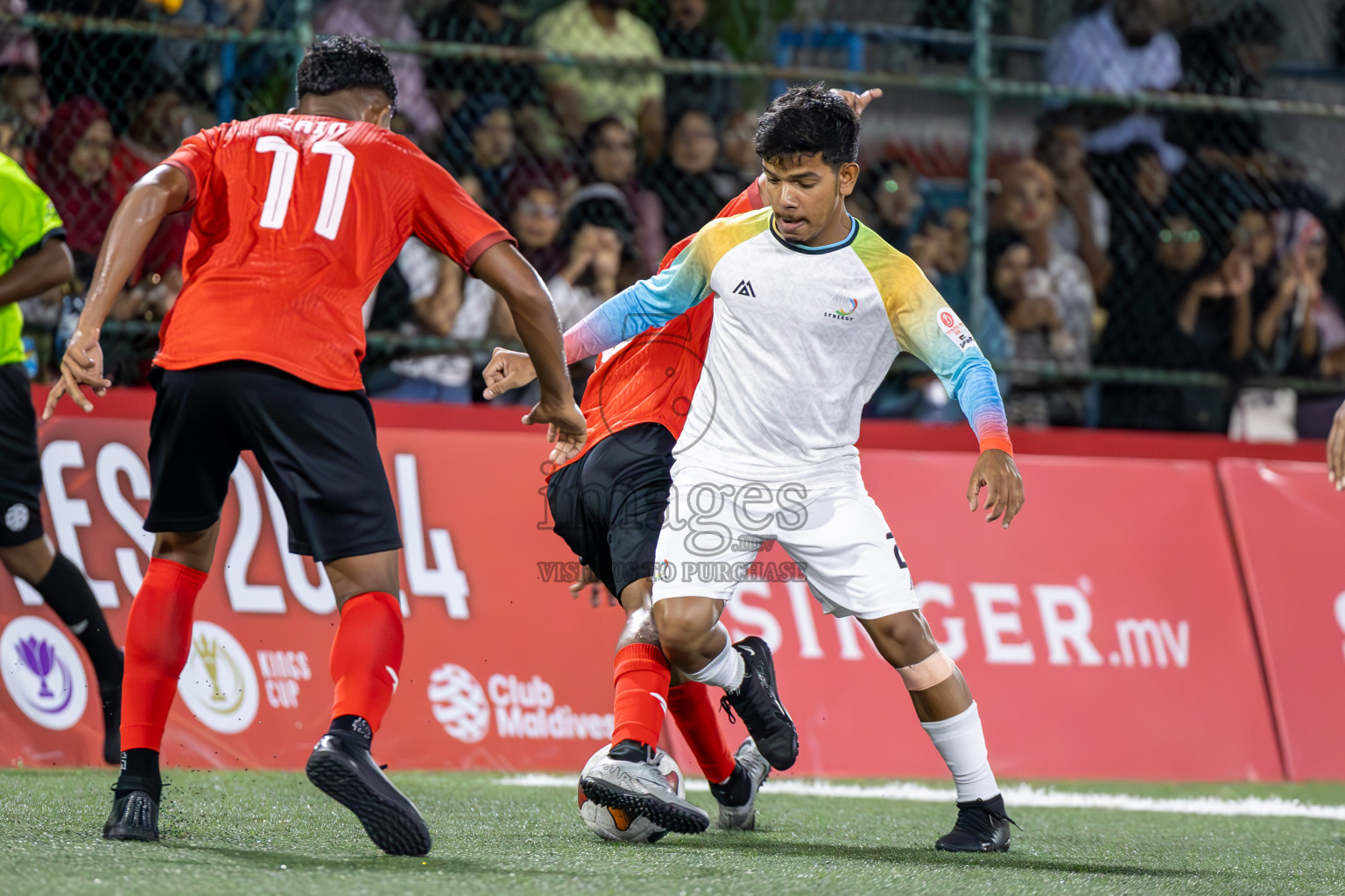 United BML vs ADK Synergy in Club Maldives Cup 2024 held in Rehendi Futsal Ground, Hulhumale', Maldives on Thursday, 3rd October 2024.
Photos: Ismail Thoriq / images.mv