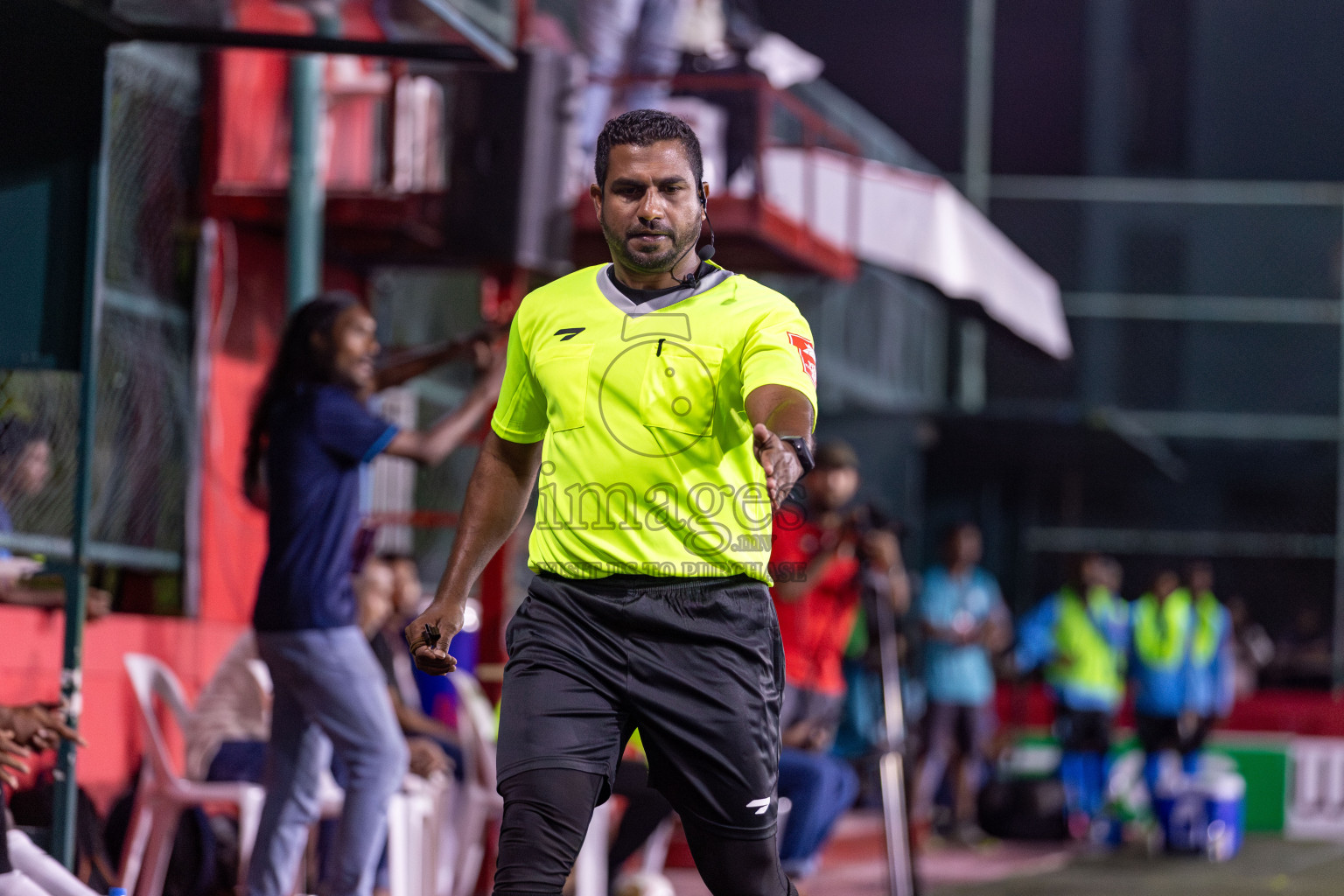 HDh Hanimaadhoo vs HDh Makunudhoo in Day 5 of Golden Futsal Challenge 2025 on Thursday, 9th January 2025, in Hulhumale', Maldives 
Photos: Hassan Simah / images.mv