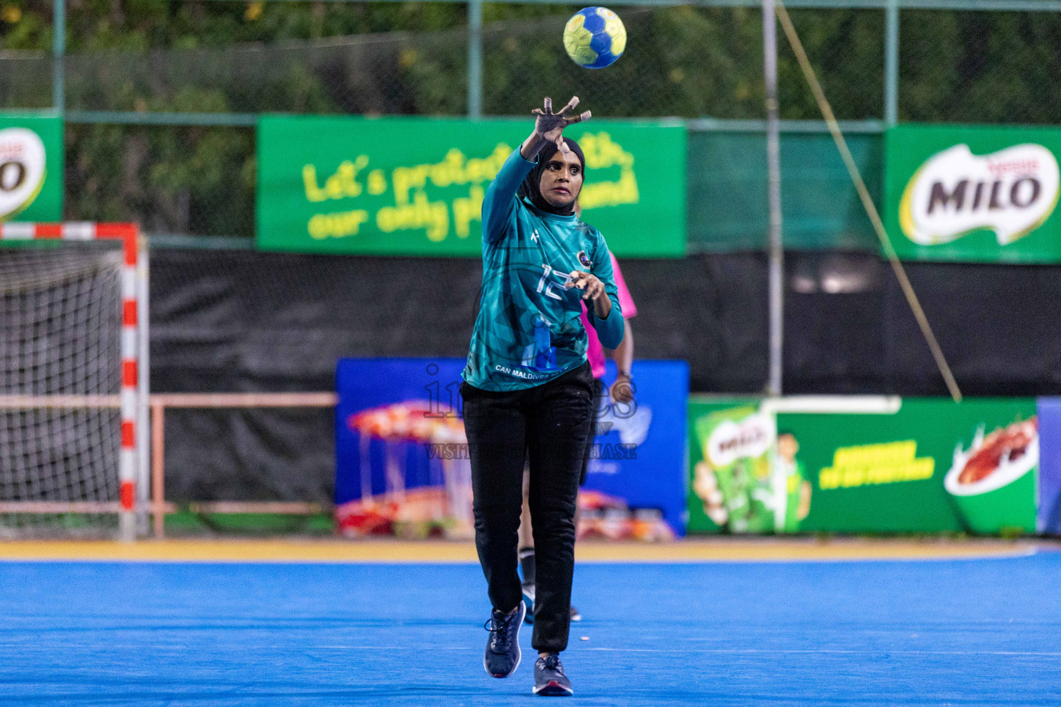 Day 7 of 10th National Handball Tournament 2023, held in Handball ground, Male', Maldives on Sunday, 4th December 2023 Photos: Nausham Waheed/ Images.mv