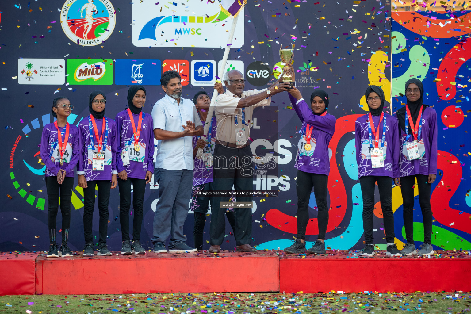 Final Day of Inter School Athletics Championship 2023 was held in Hulhumale' Running Track at Hulhumale', Maldives on Friday, 19th May 2023. Photos: Nausham Waheed / images.mv