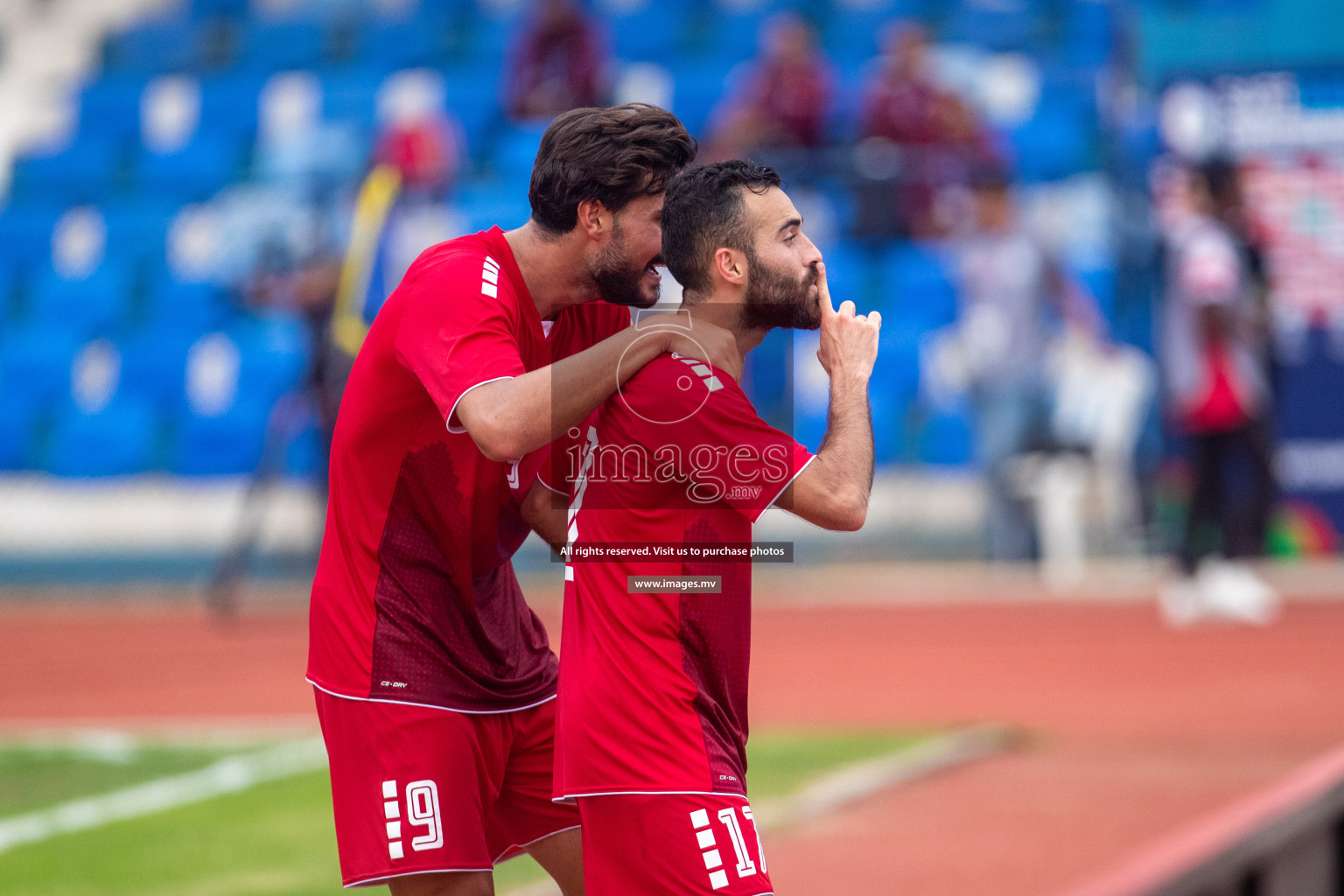 Lebanon vs Bangladesh in SAFF Championship 2023 held in Sree Kanteerava Stadium, Bengaluru, India, on Wednesday, 22nd June 2023. Photos: Nausham Waheed / images.mv