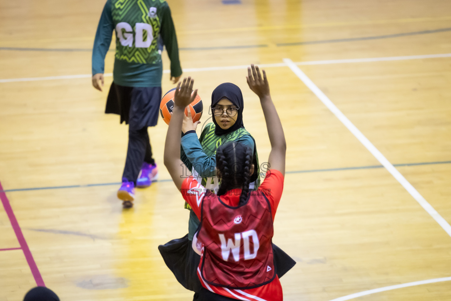 Day 11 of 25th Inter-School Netball Tournament was held in Social Center at Male', Maldives on Wednesday, 21st August 2024.