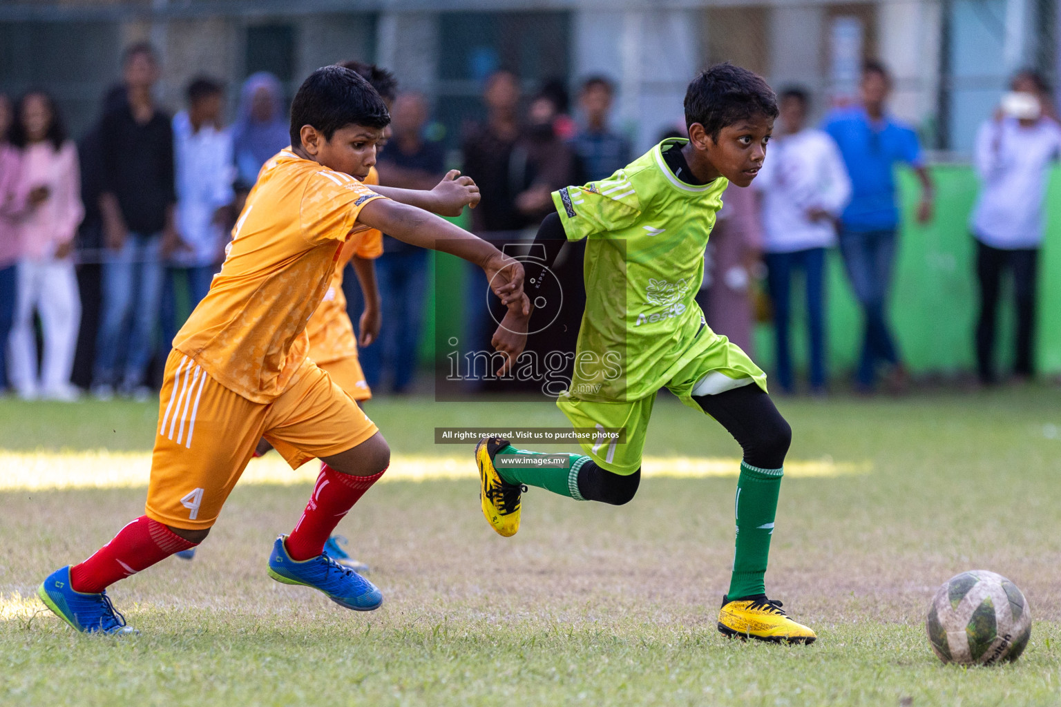 Day 3 of Nestle Kids Football Fiesta, held in Henveyru Football Stadium, Male', Maldives on Friday, 13th October 2023 Photos: Hassan Simah, Ismail Thoriq, Mohamed Mahfooz Moosa, Nausham Waheed / images.mv