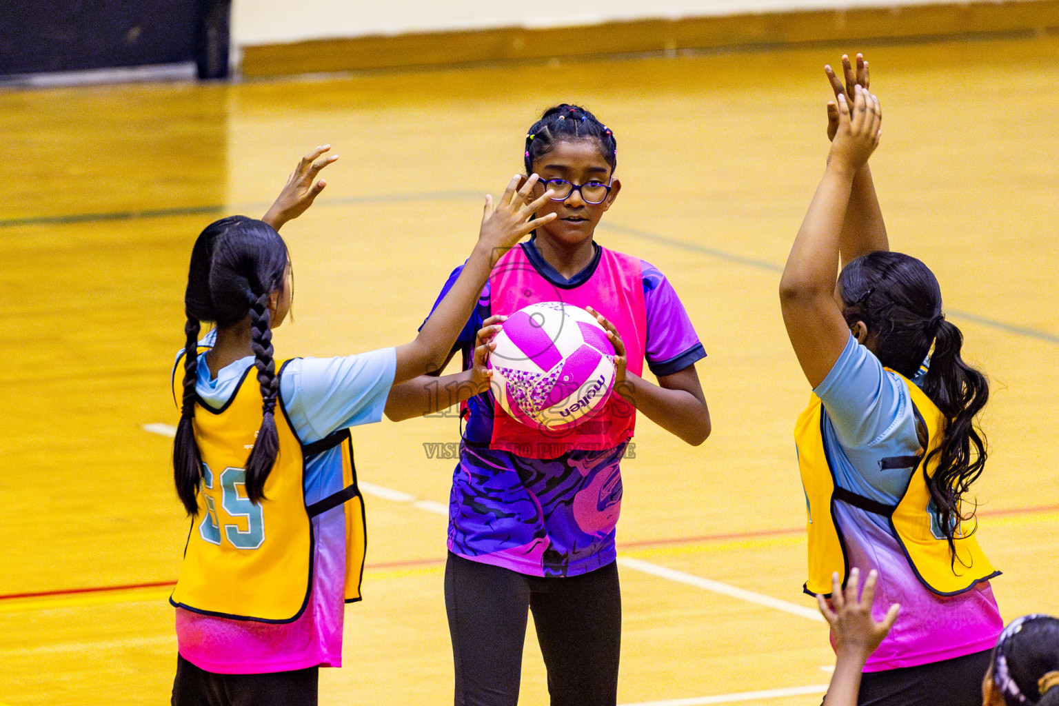 Netgen A vs N Sports Academy B in Day 2 of 3rd Junior Championship - Netball association of Maldives, held at Social Center on Monday 20th January 2025 . Photos by Nausham Waheed