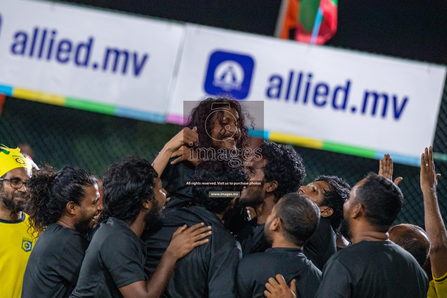 RRC Vs FSM in the Semi Finals of Club Maldives 2021 held in Hulhumale, Maldives on 19 December 2021. Photos: Ismail Thoriq / images.mv