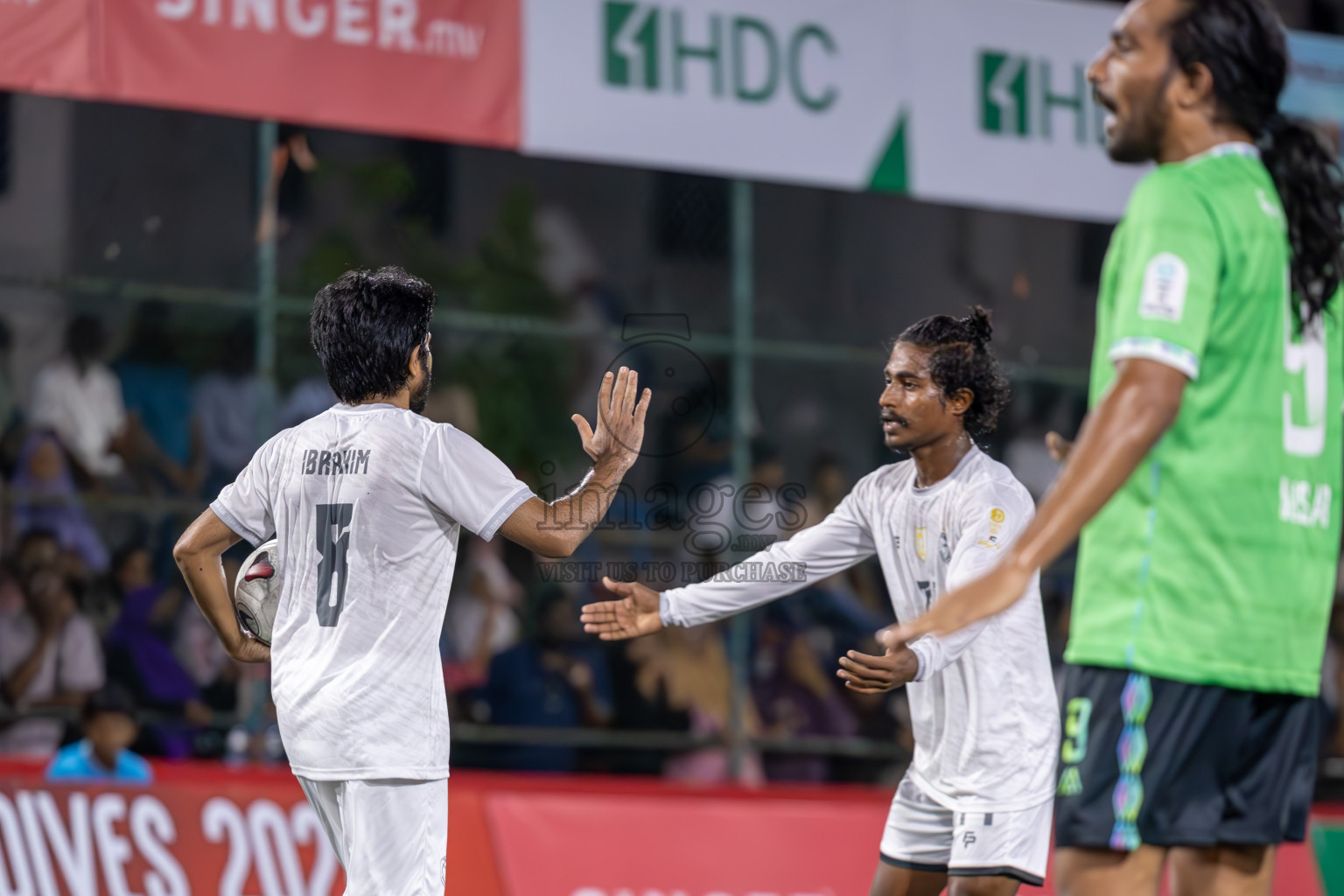 Team DJA vs Male' City Council in Club Maldives Classic 2024 held in Rehendi Futsal Ground, Hulhumale', Maldives on Tuesday, 10th September 2024.
Photos: Ismail Thoriq / images.mv